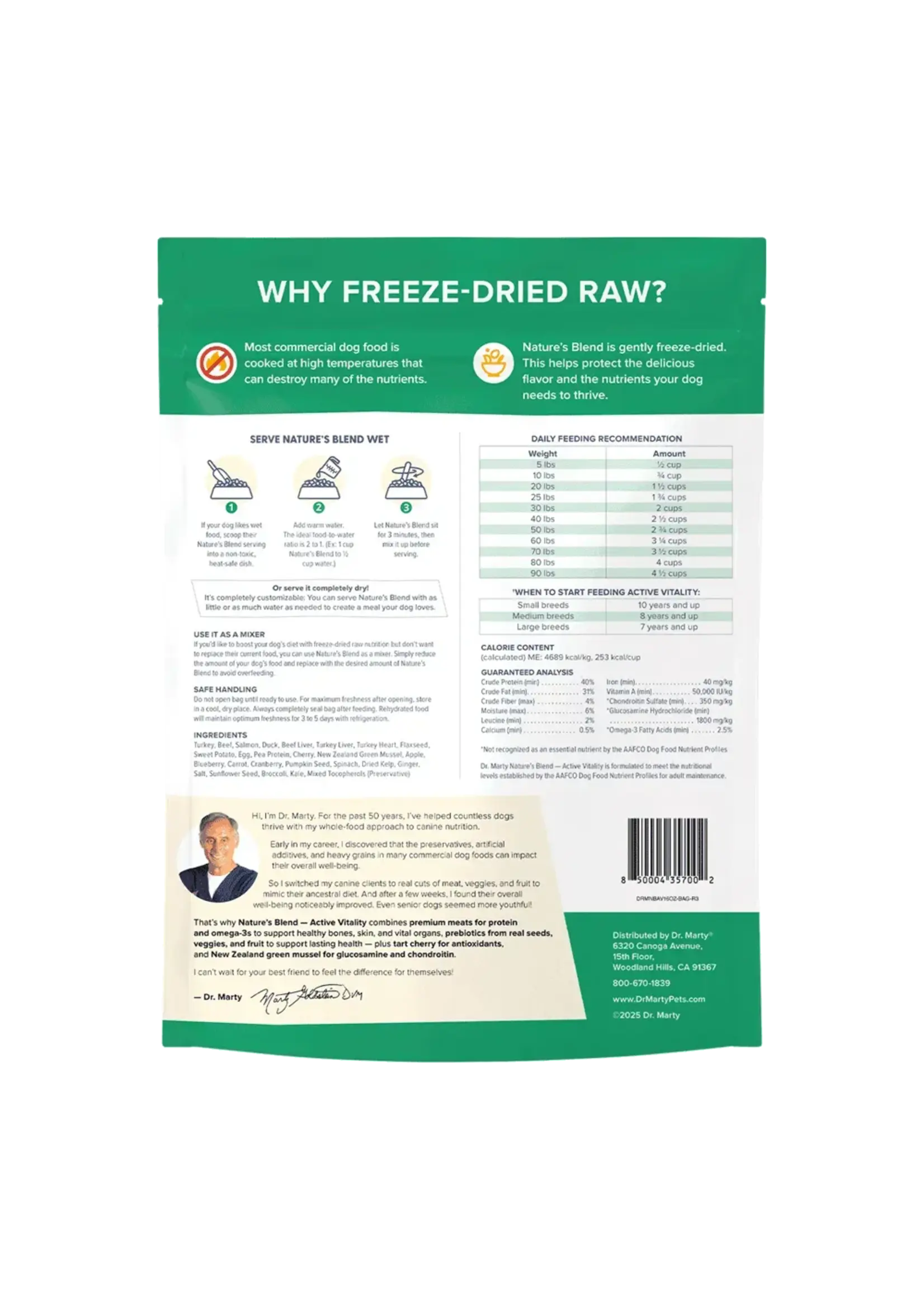 DM Nat. Blend Active Vitality 6 oz.