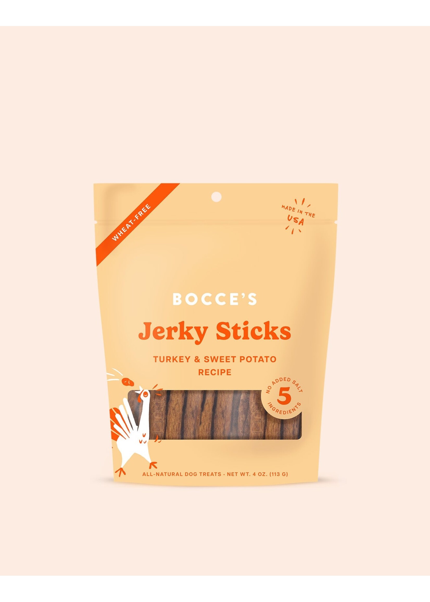 Bocce Grazers Turkey Jerky Sticks 4oz