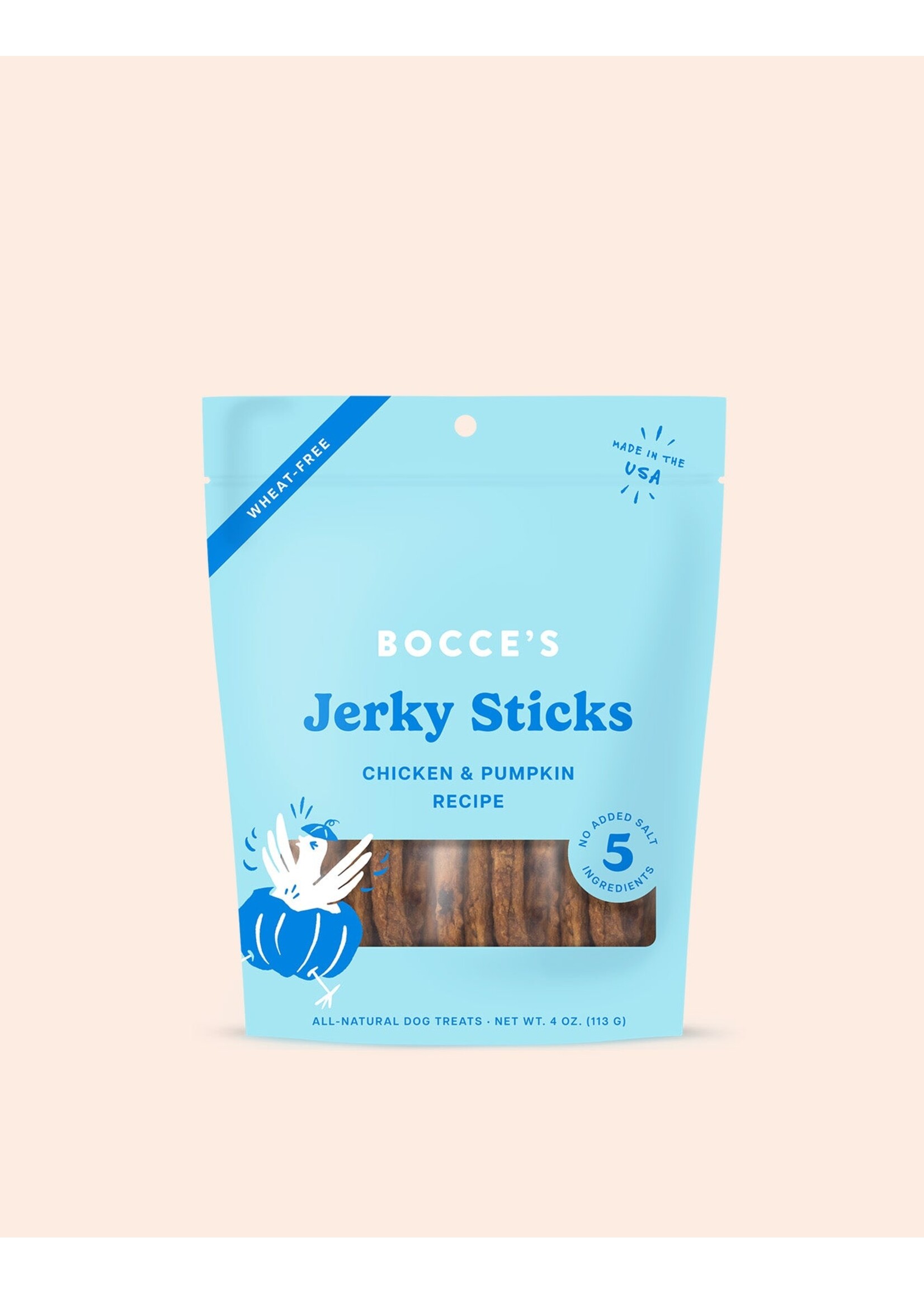 Bocce Grazers Chicken Jerky Sticks 4oz