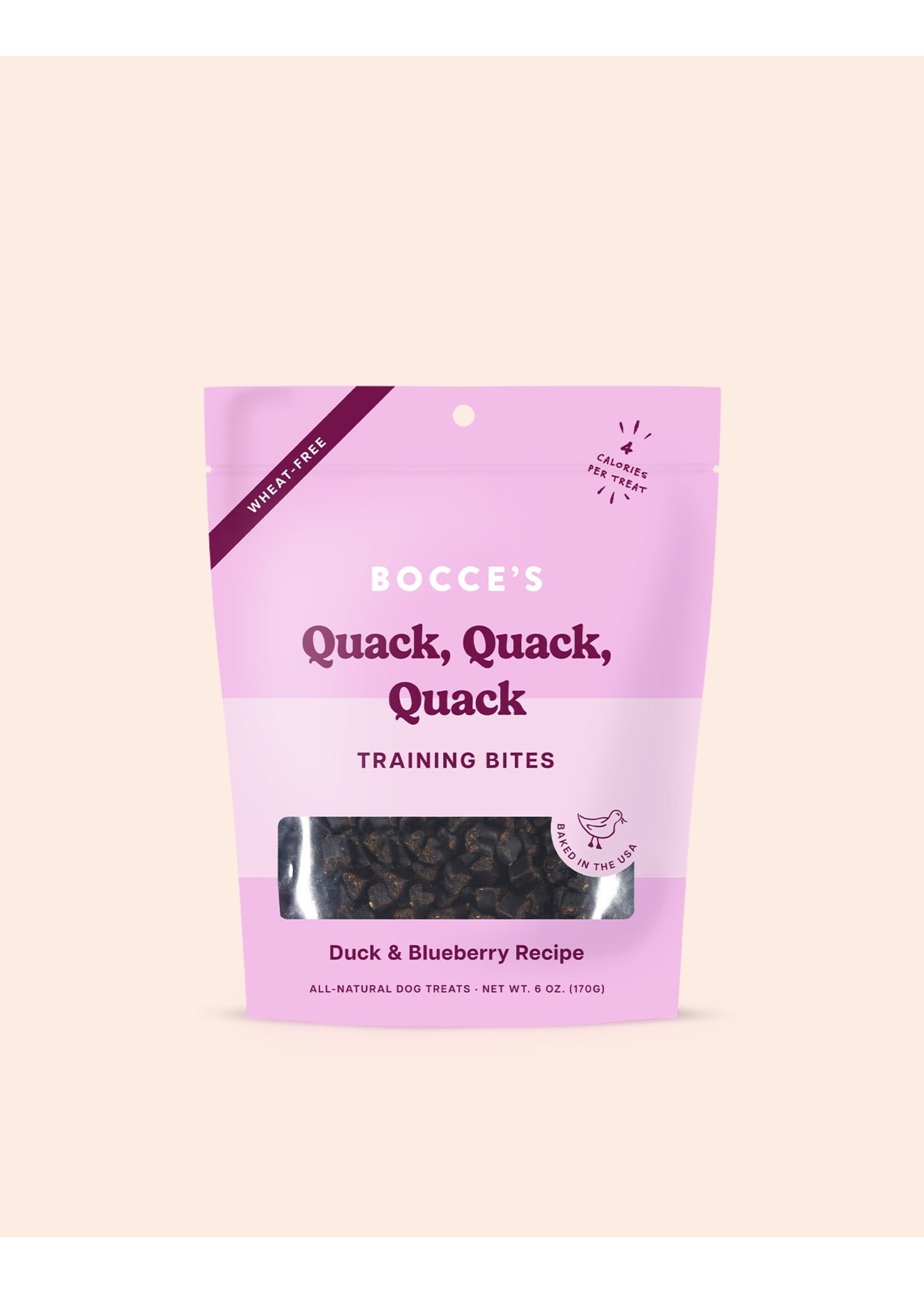Bocce Quack Quack Training Bites 6oz