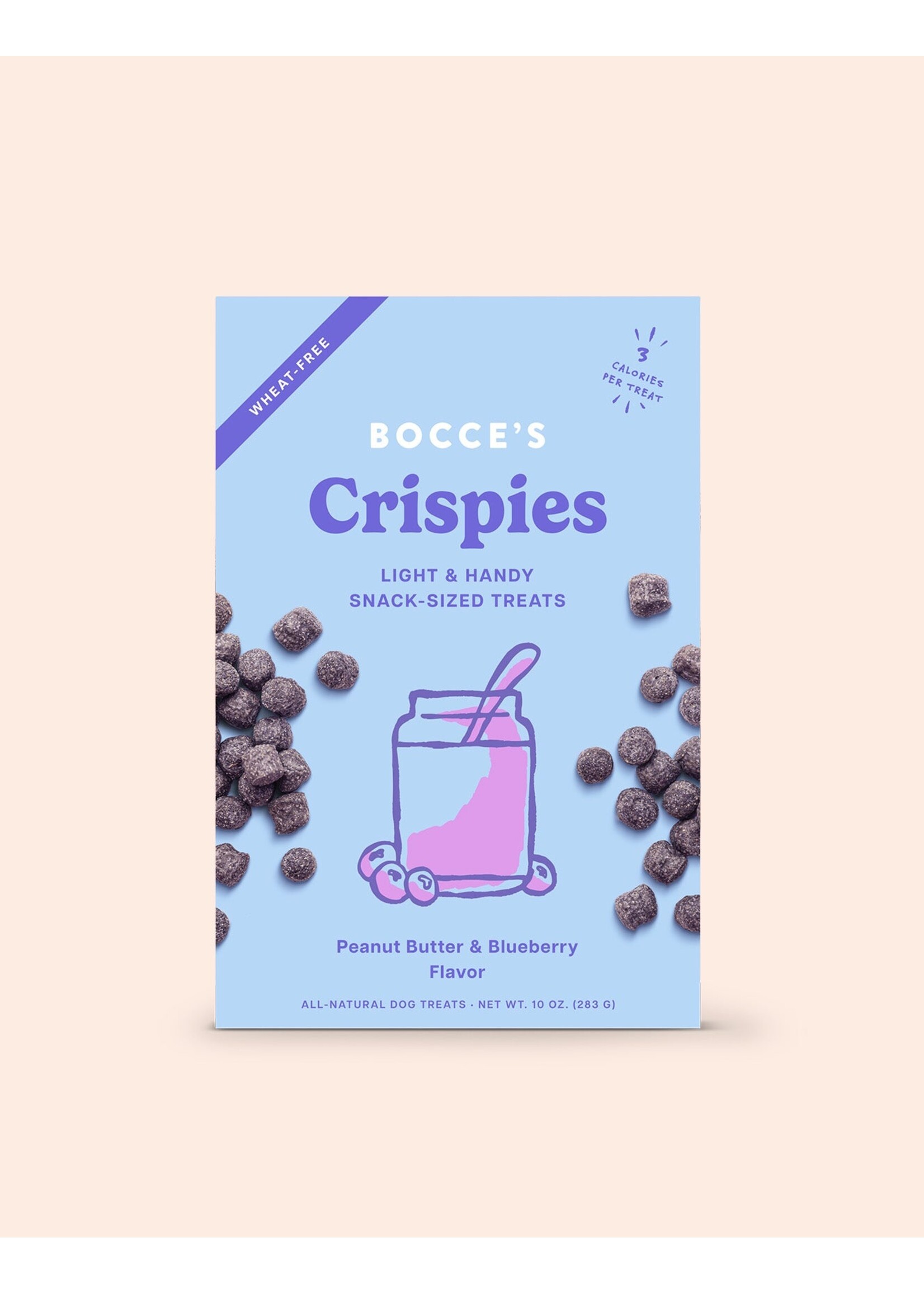 Bocce Crispies Peanut Butter & Blueberry 10oz