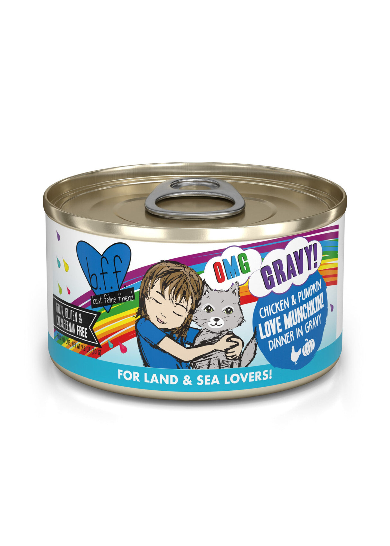 Weruva Canned Cat Food 2.8oz  Love Munchkin BFF OMG