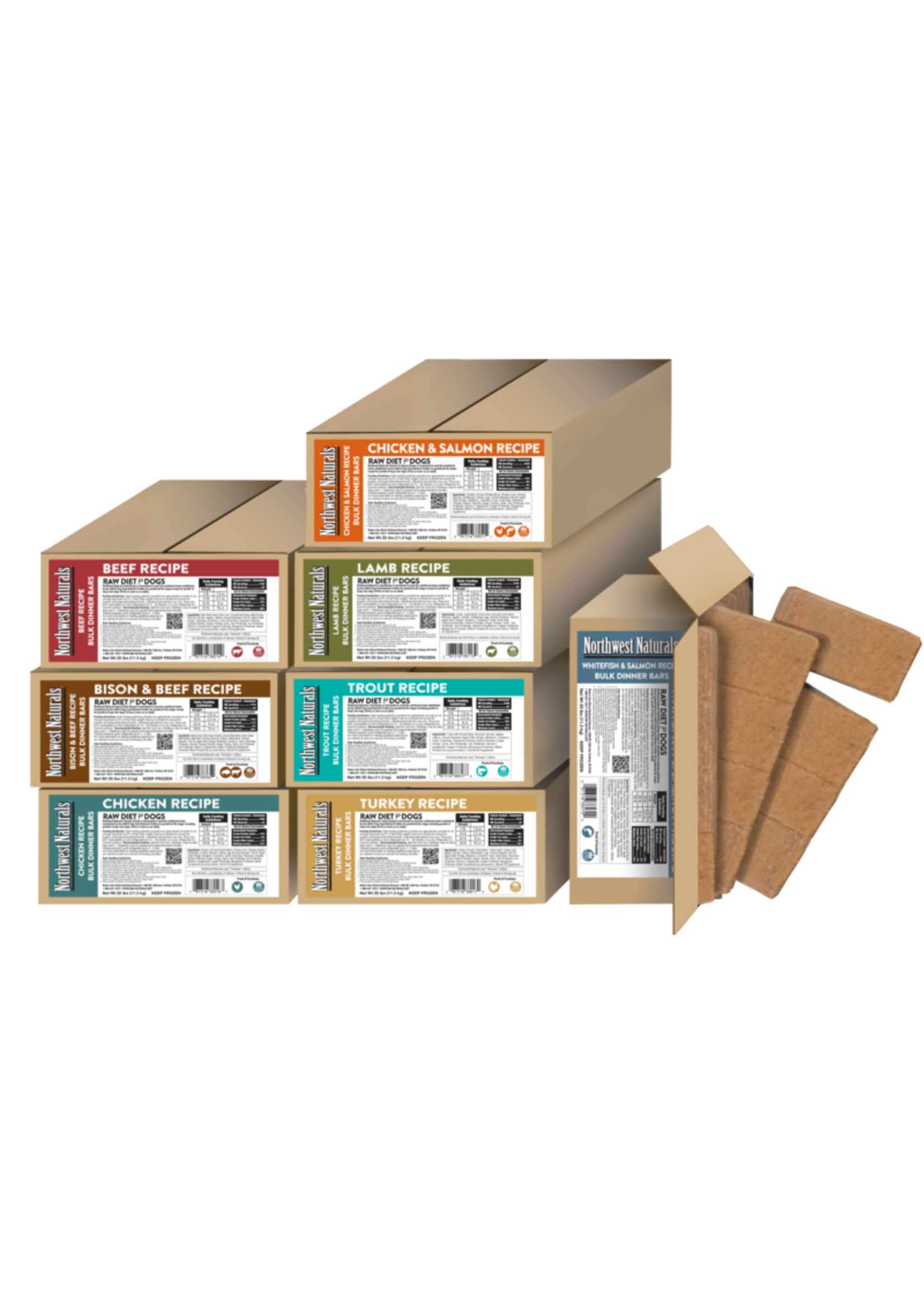 Nw Naturals  Chicken Bulk Bars 25 lb