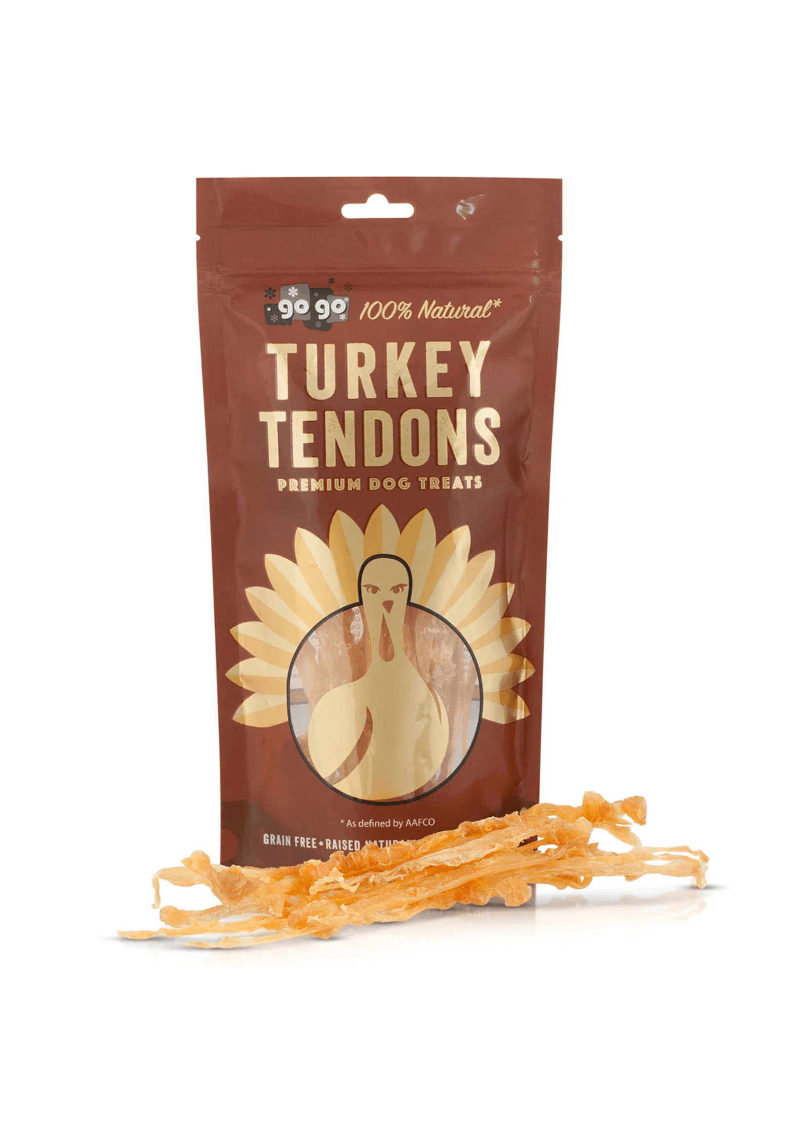 GoGo USA Turkey Tendon Strips Bulk Per Oz.