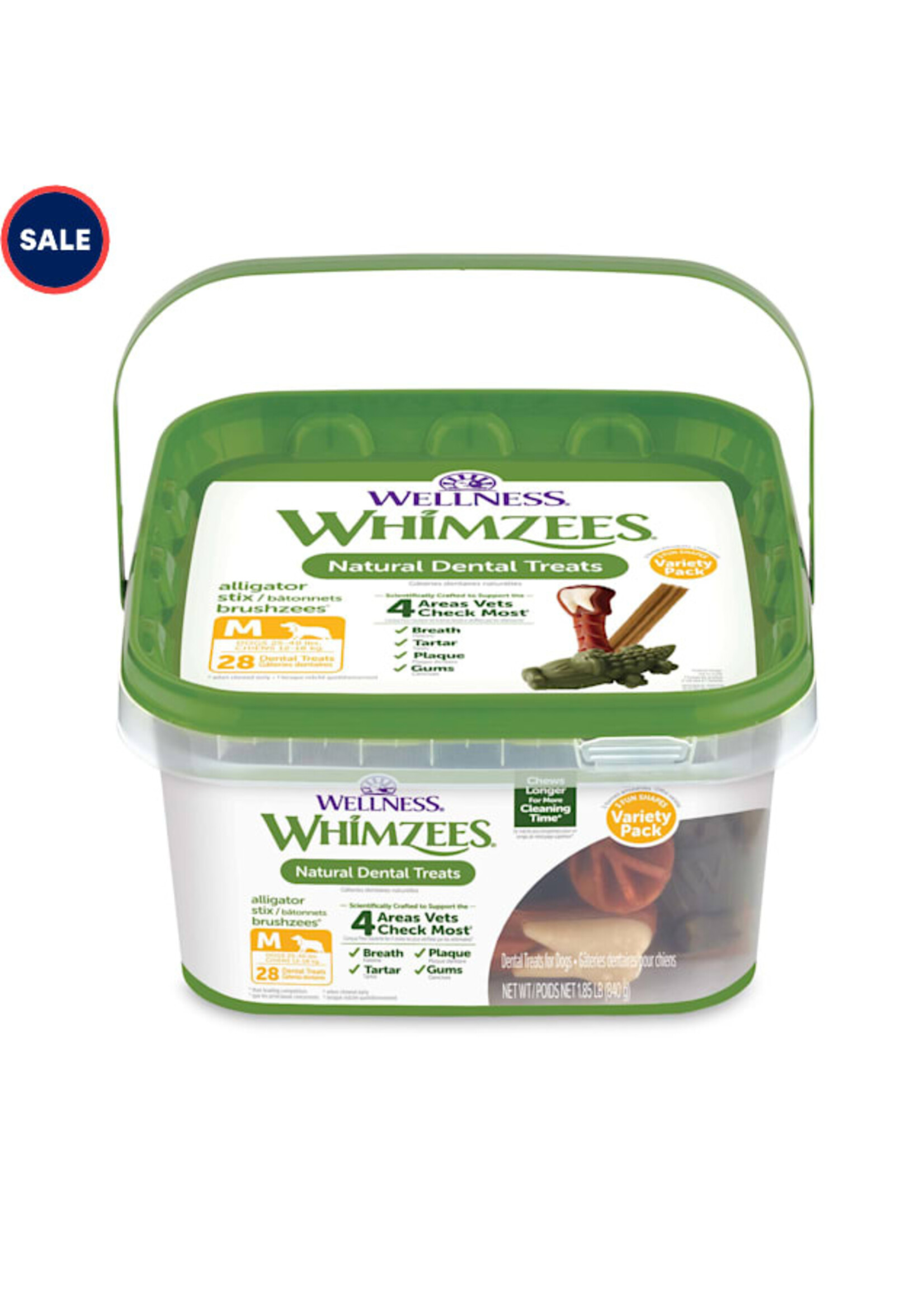 Whimzees Variety Pack Medium 28ct