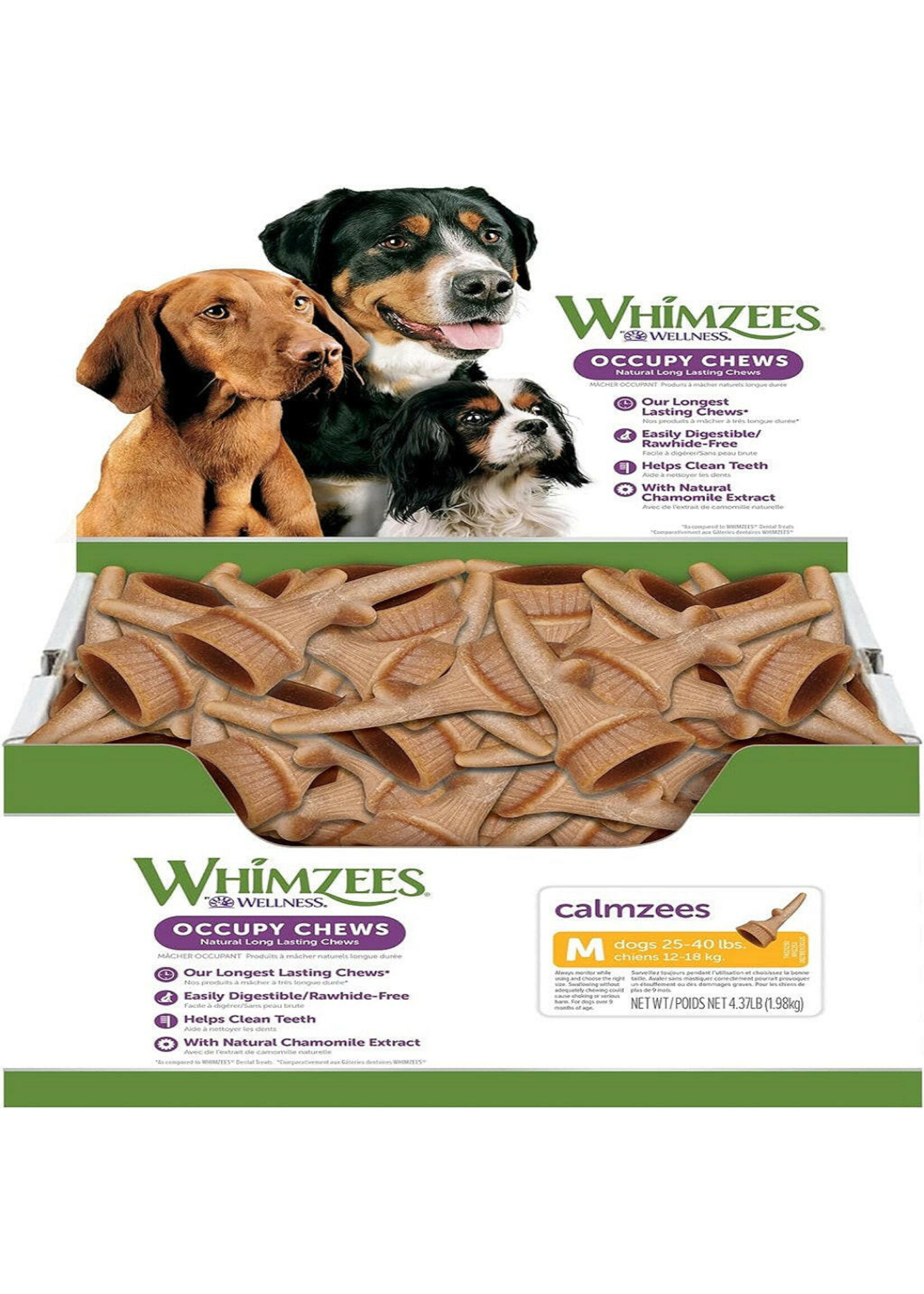 Whimzees Occupy Calmzees Antler Medium bulk