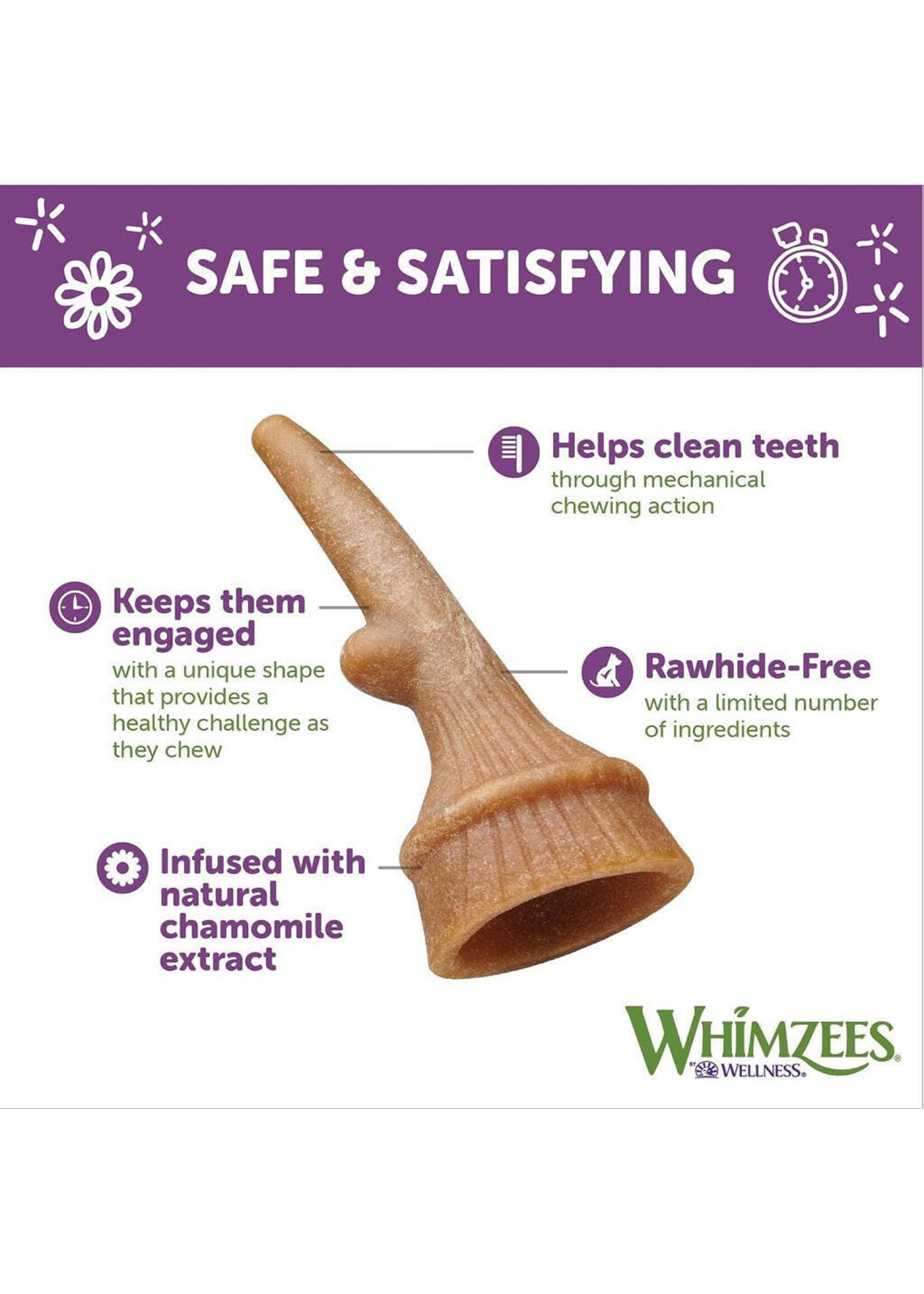 Whimzees Occupy Calmzees Antler Medium bulk