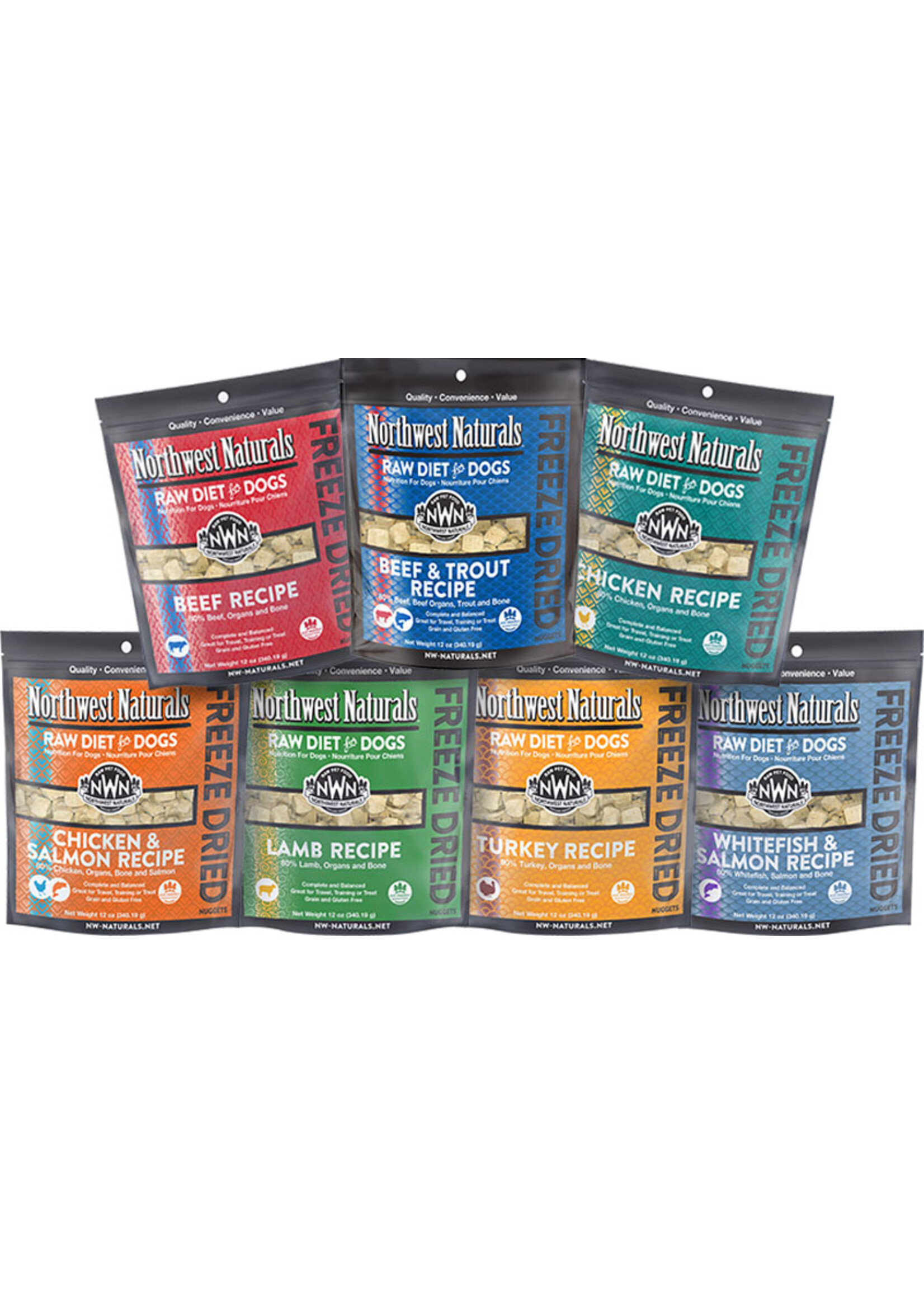 Northwest Naturals Freeze Dried Raw Dog Food 12 oz Turkey Recipe