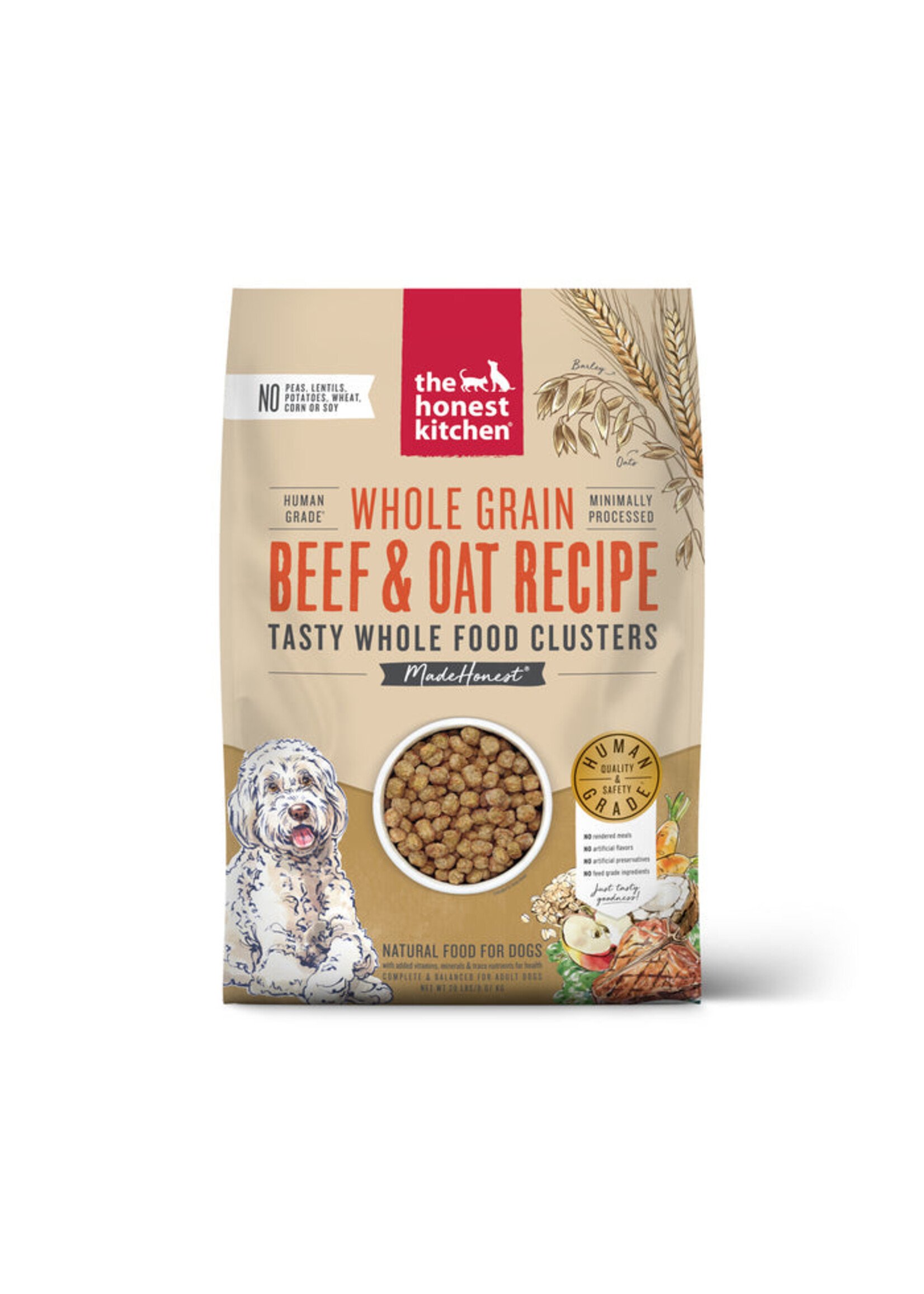 Honest Kitchen Clusters Beef & Oats 20lb