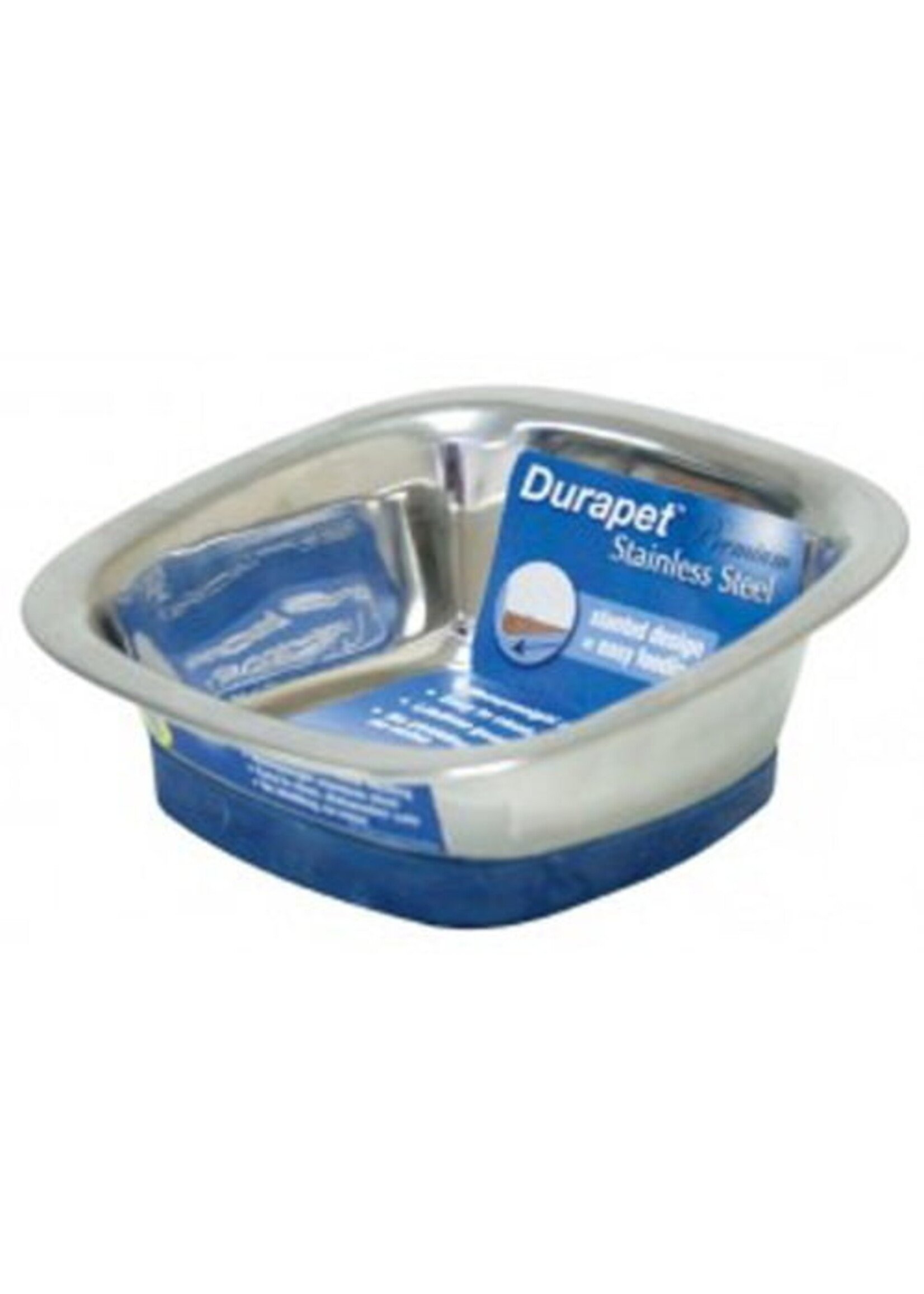 Durapet SS Square bowl 2 cup