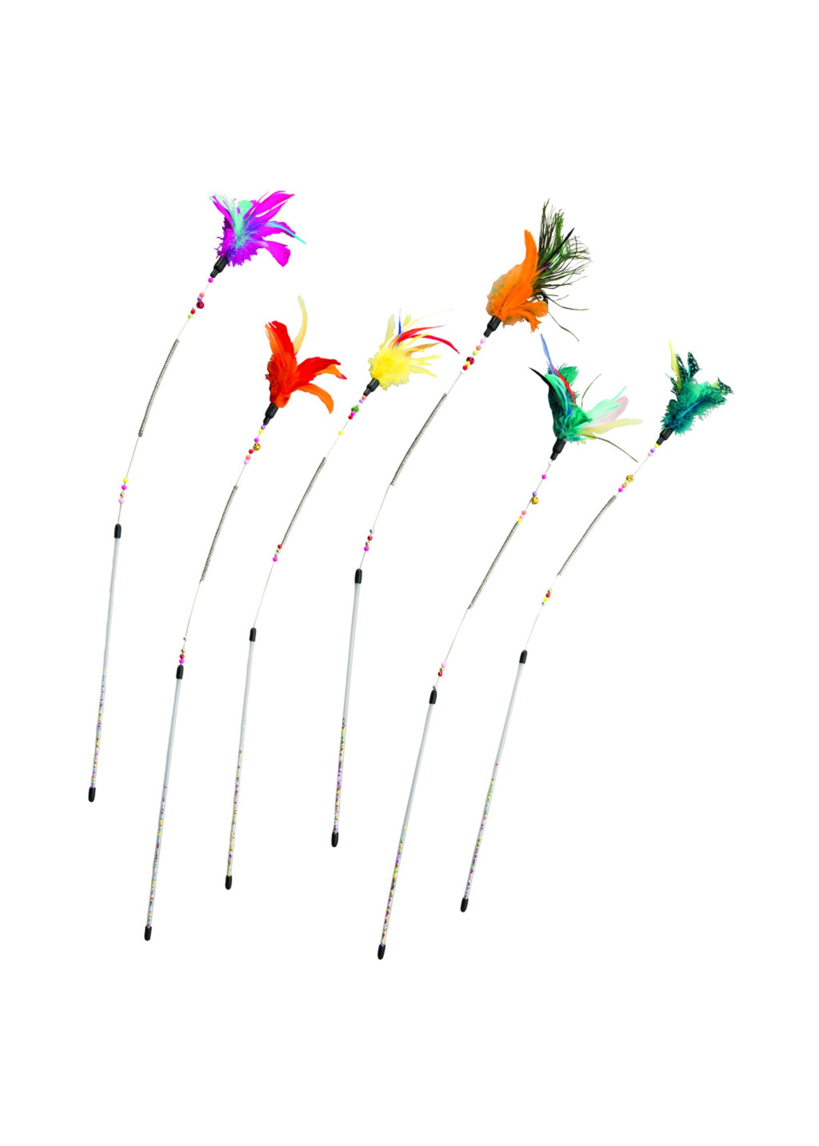 Spot Spring Coil Teaser Wand