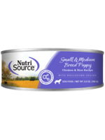 Nutrisource Small/Medium Breed Puppy Canned Dog Food 5.5oz
