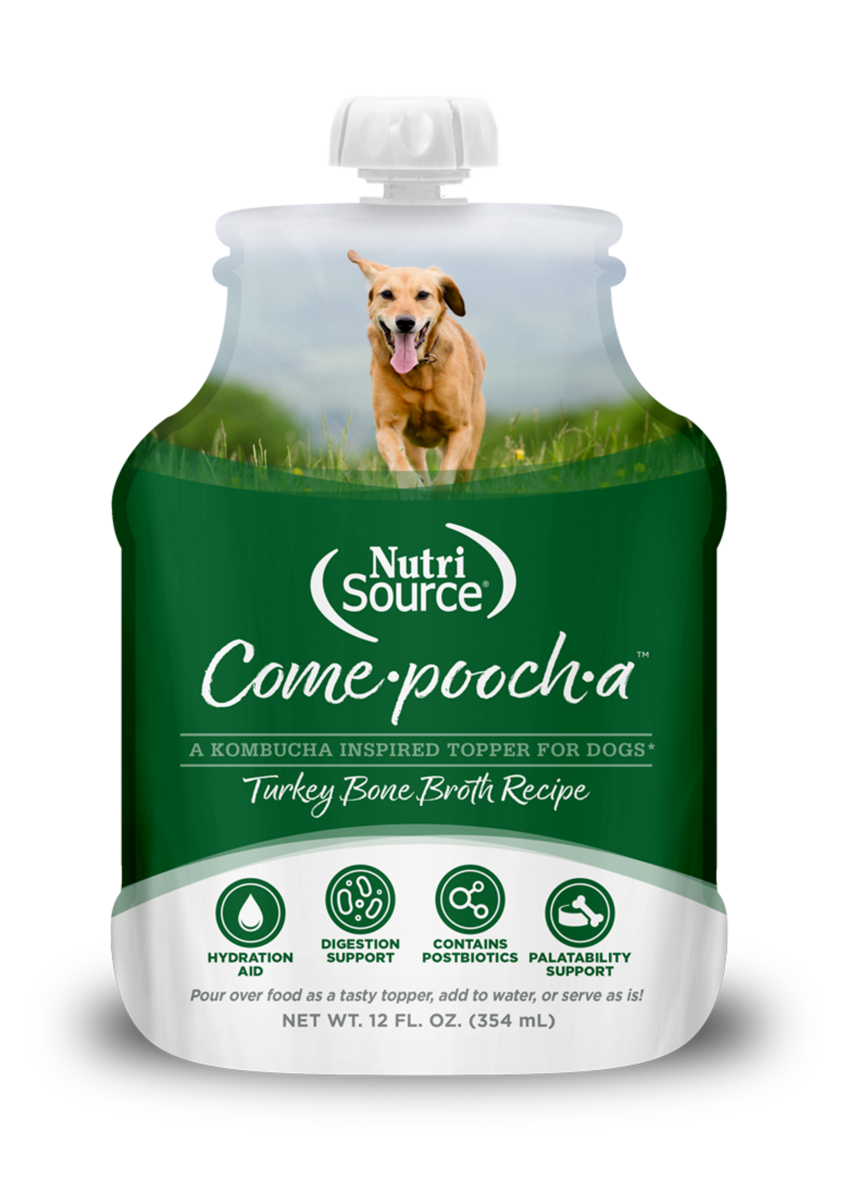 NS Come Pooch A Bone broth Turkey 12 oz.