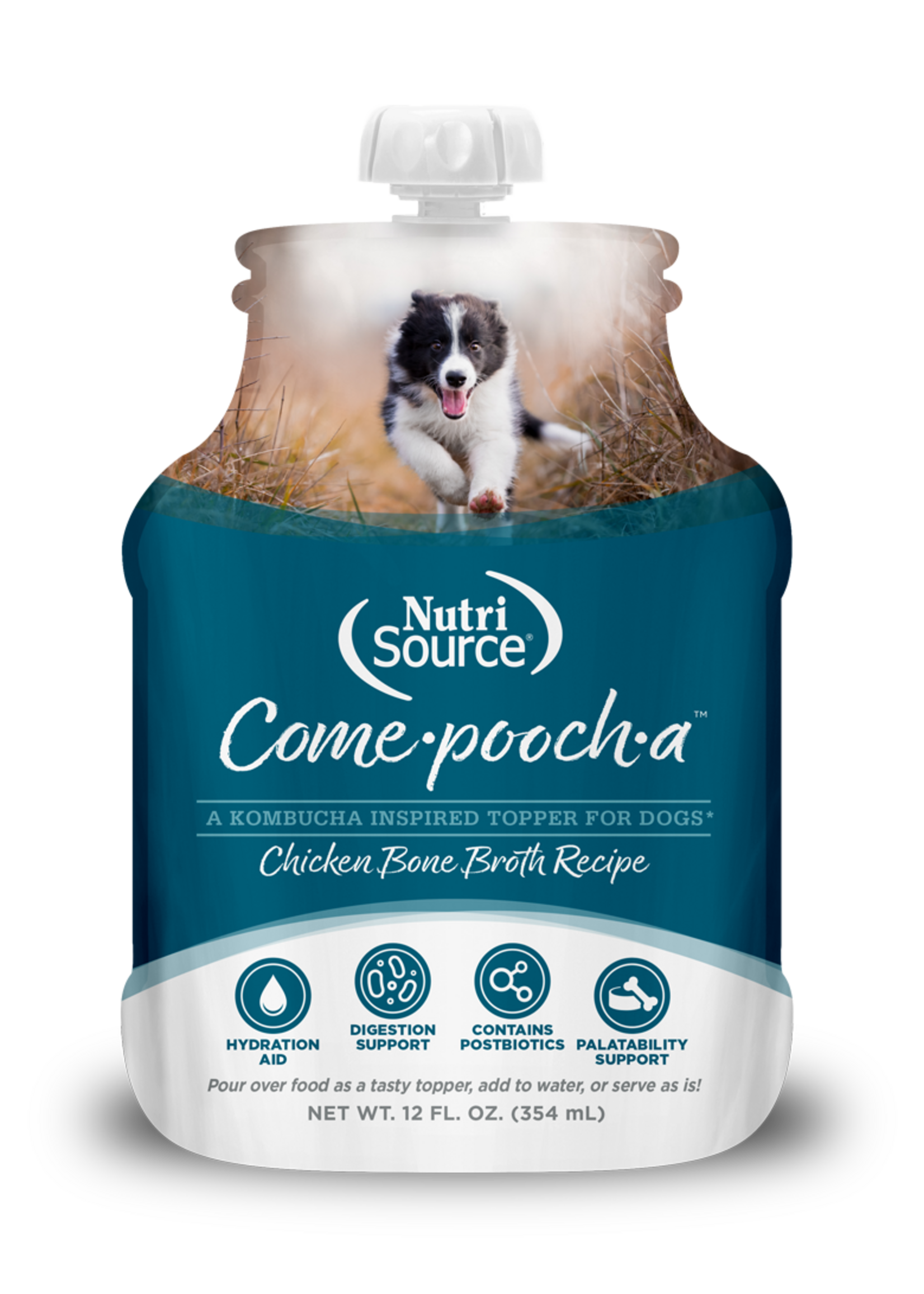 NS Come Pooch A Bone broth Chicken 12 oz