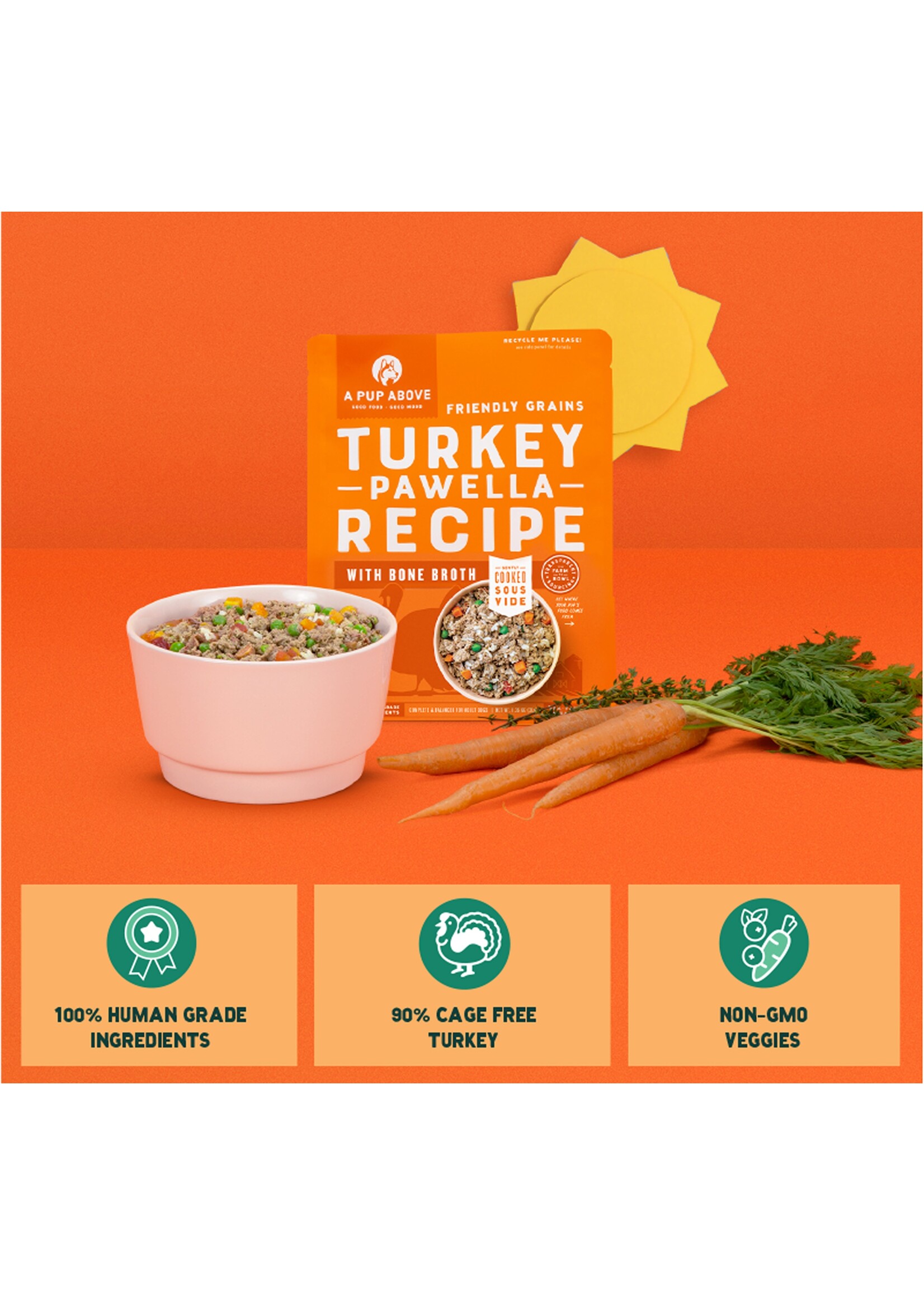 A Pup Above Turkey Pawella 3lb bag