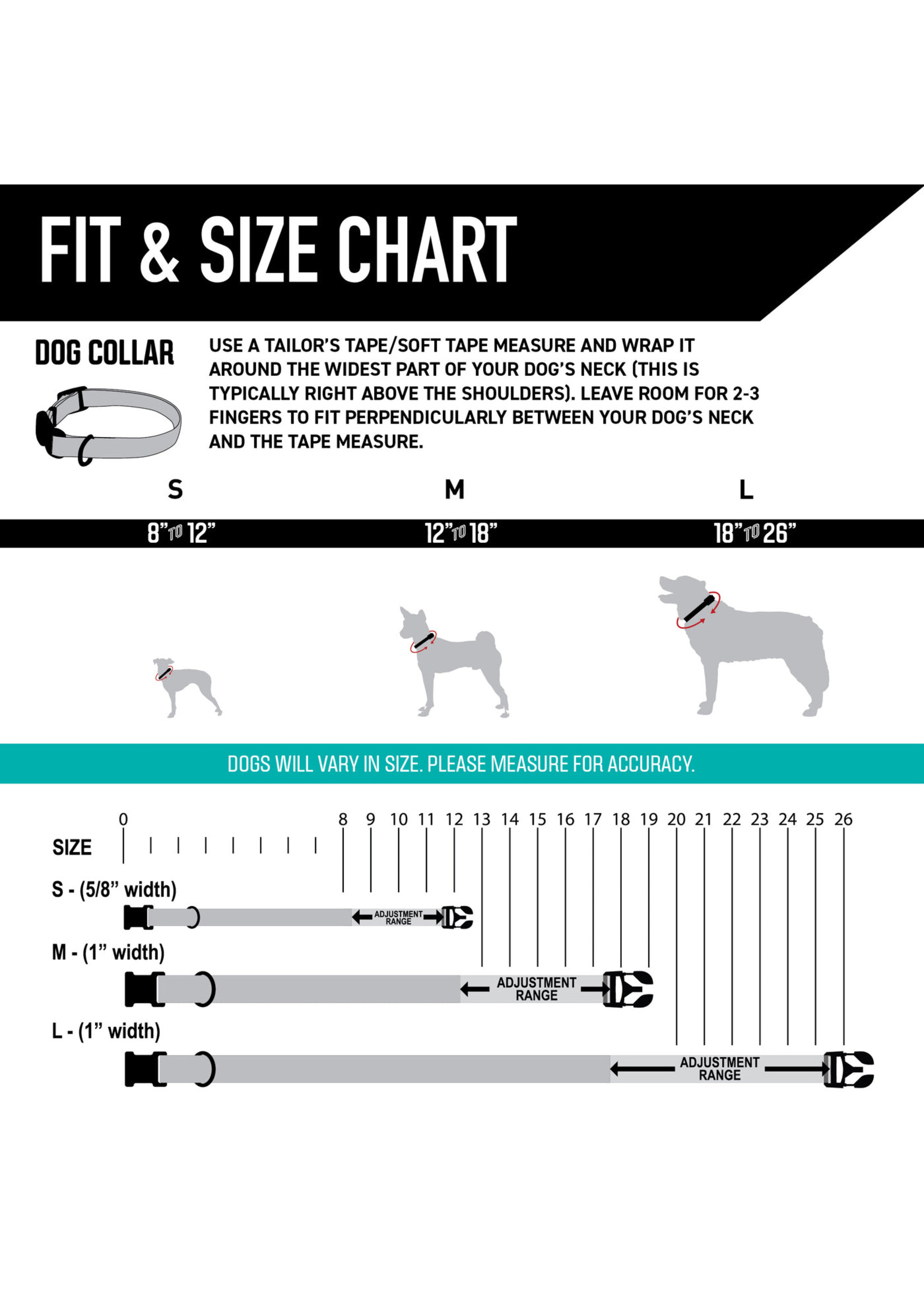 Wolfgang Overland Collar Large (18-26in)