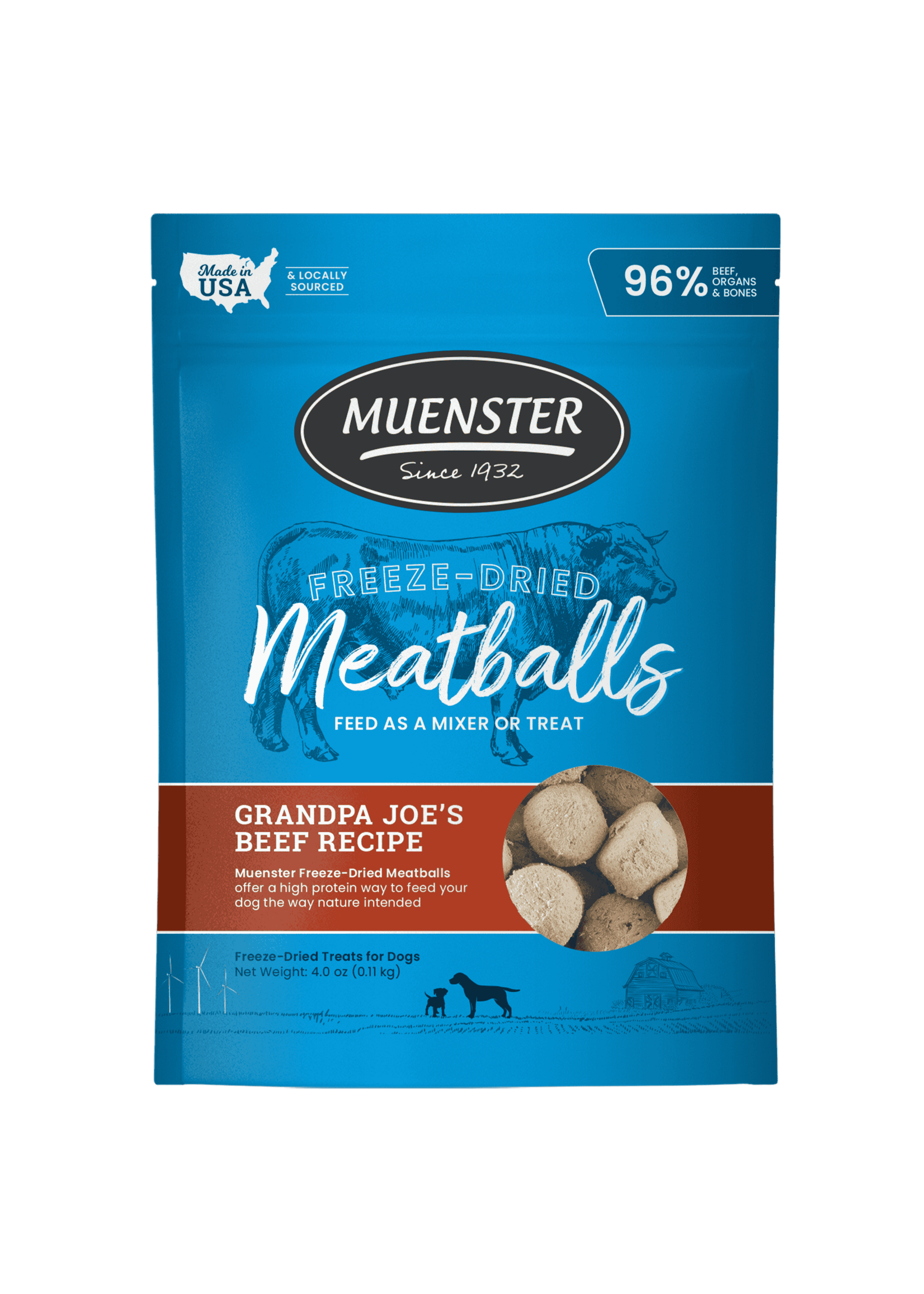 Muenster Beef Meatballs 5 count