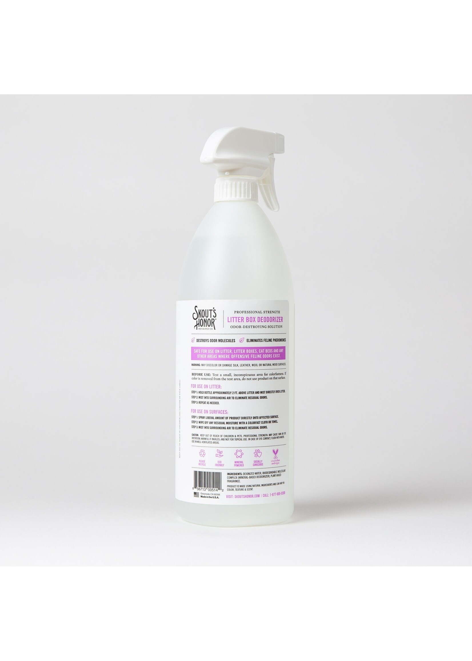 Skouts Honor Litter Box Deodorizer 35floz