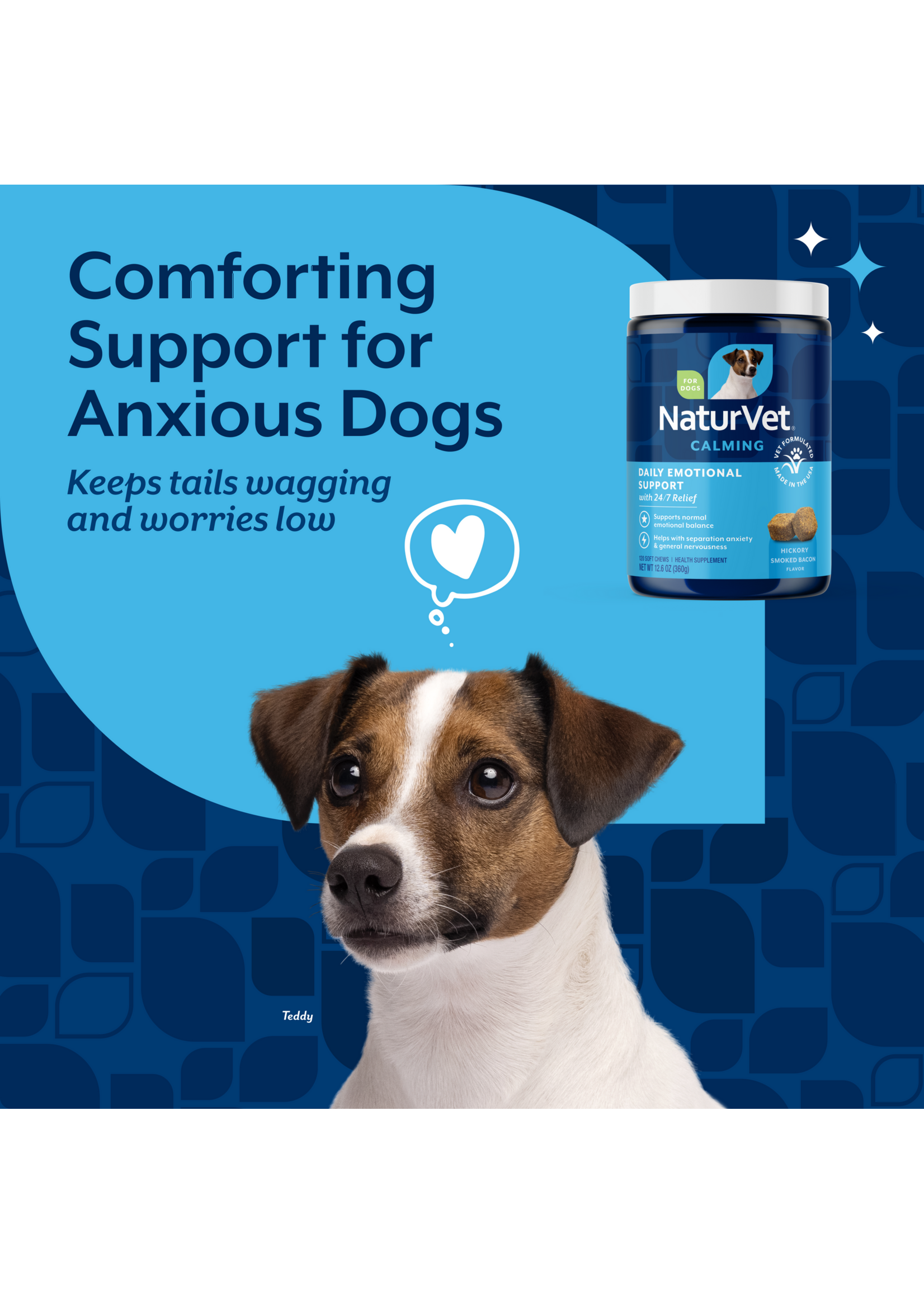 NaturVet Emotional Support 120 ct