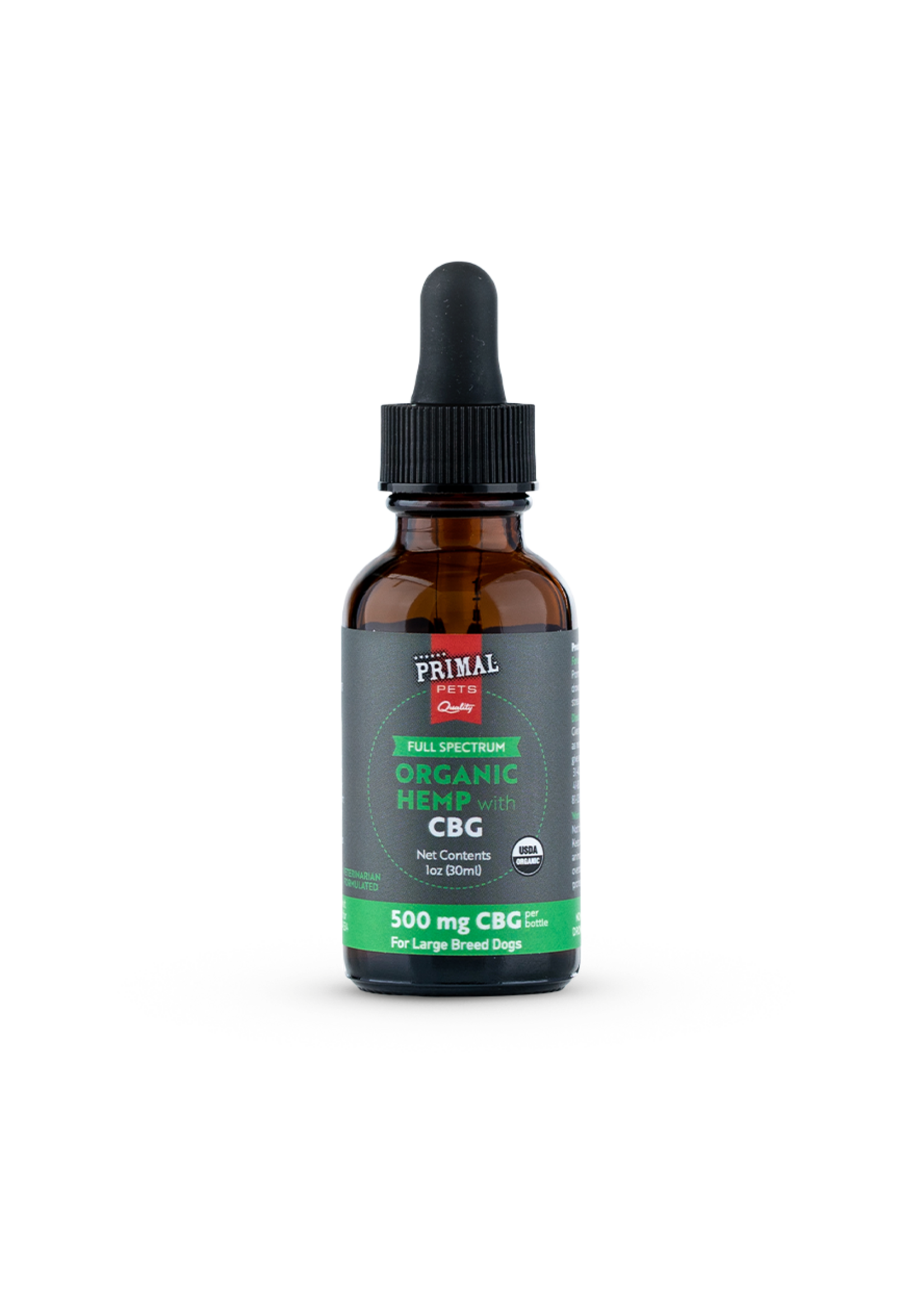 Primal Pet Full Spectrum CBG Oil Dog Lg 1oz