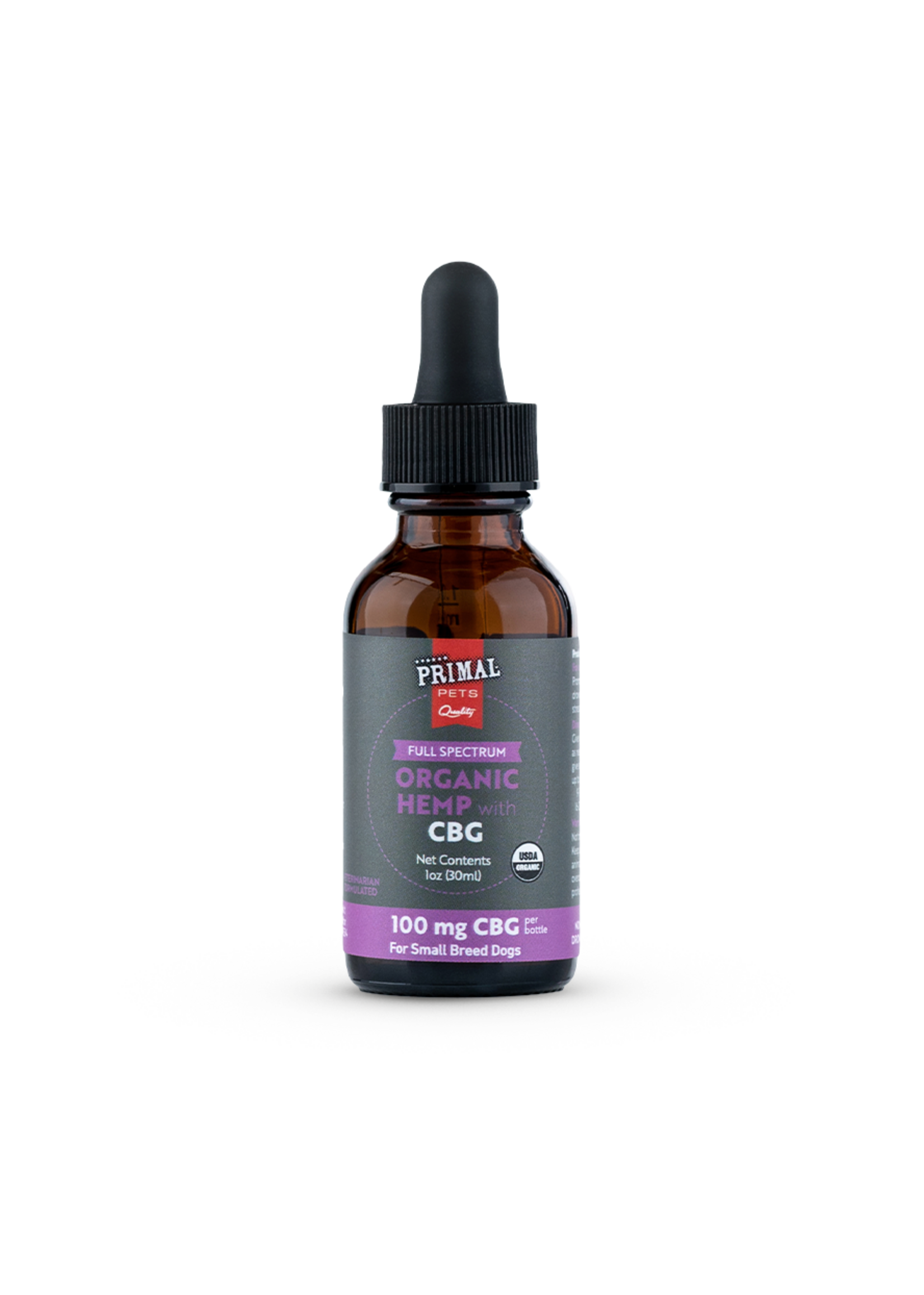 Primal Pet Full Spectrum CBG Oil Dog Sm 1oz