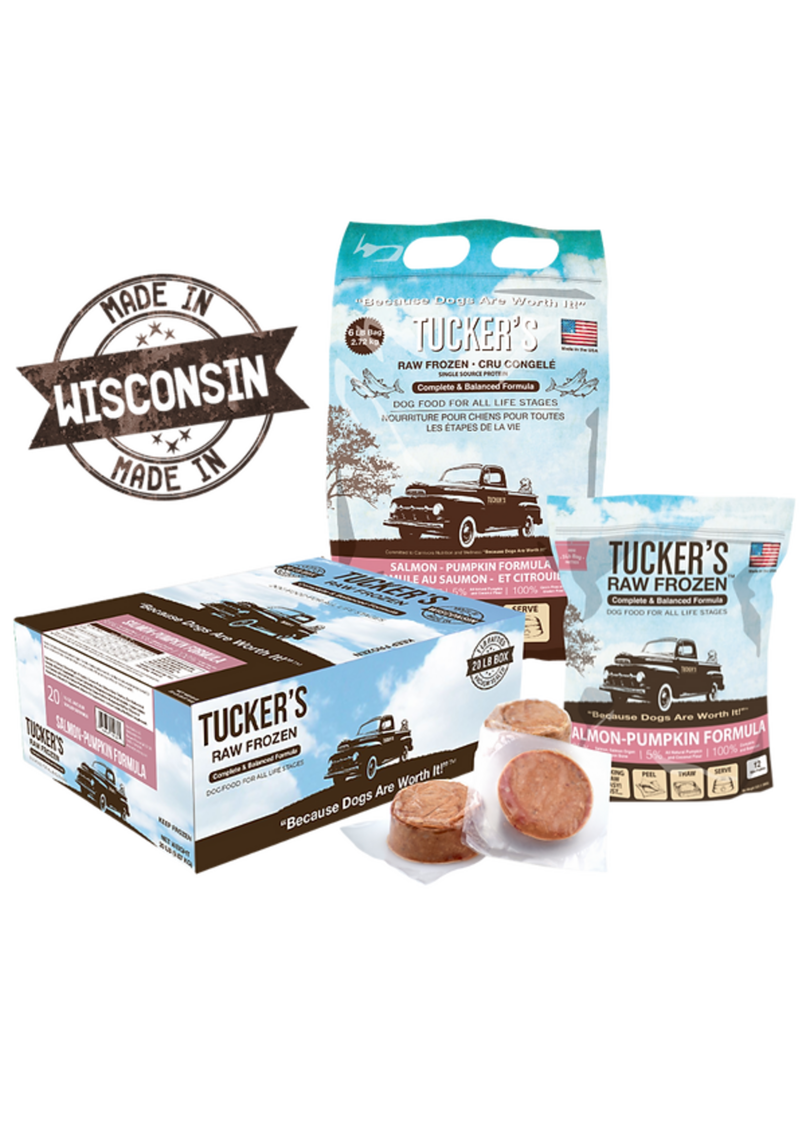 Tucker’s Frozen Salmon and Pumpkin 3lb