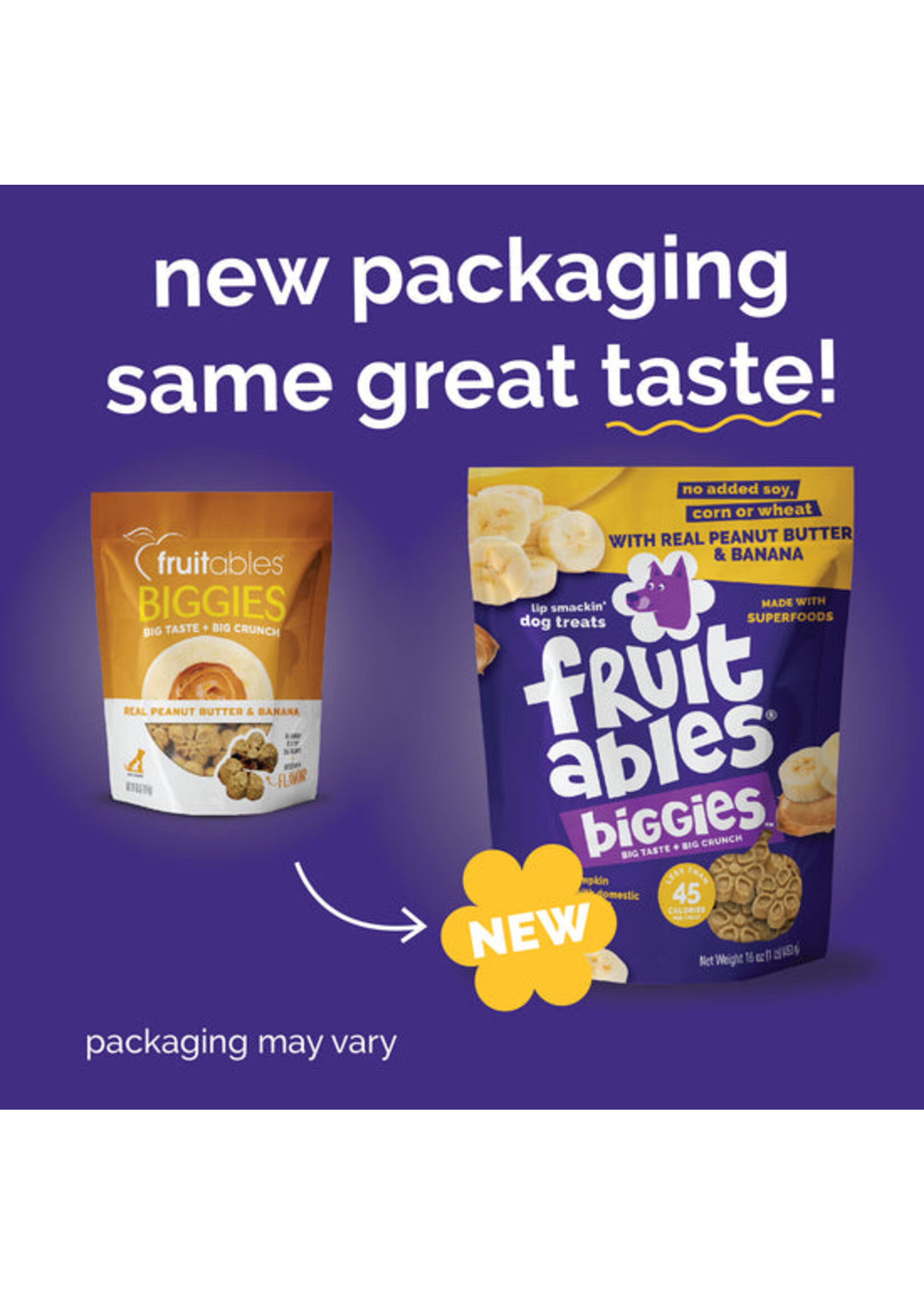 Fruitables Biggies Bag Peanut Butter Banana 16oz