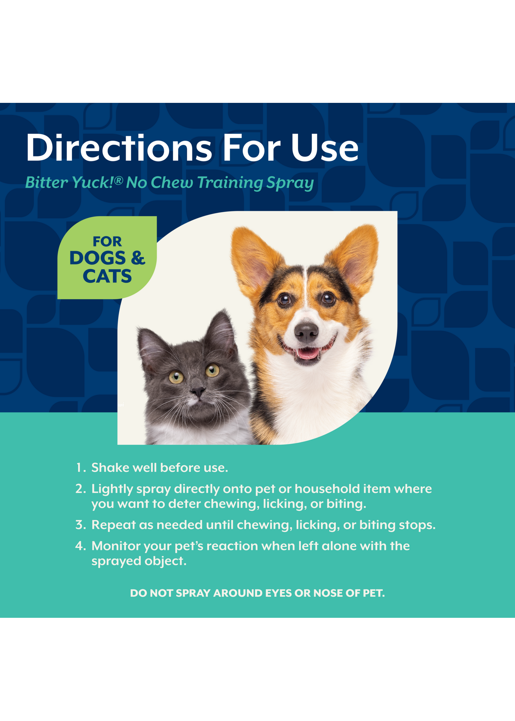 NaturVet Bitter Yuck! No Chew Spray 8oz