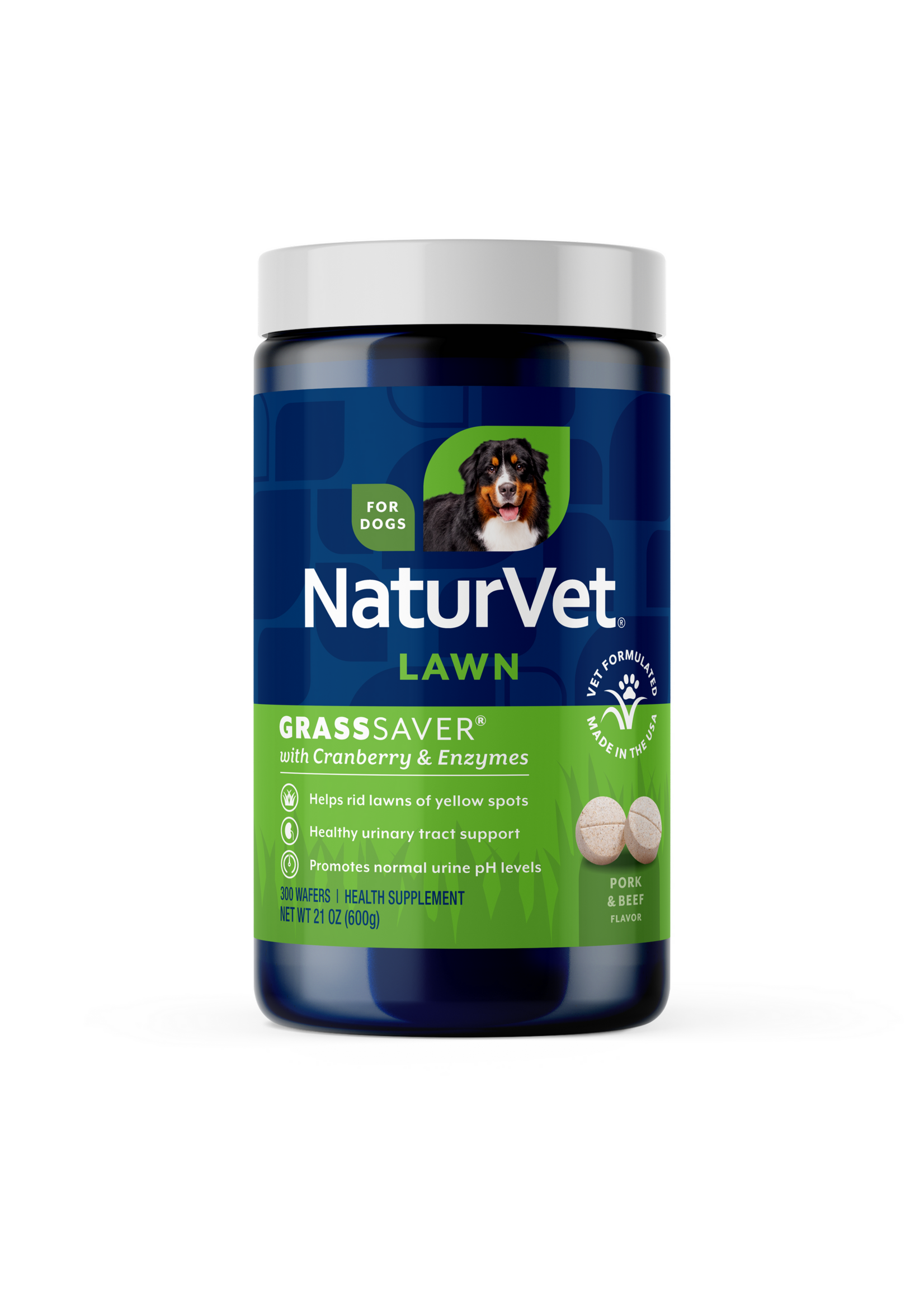 NaturVet Grass Saver Chew Wafers 300ct