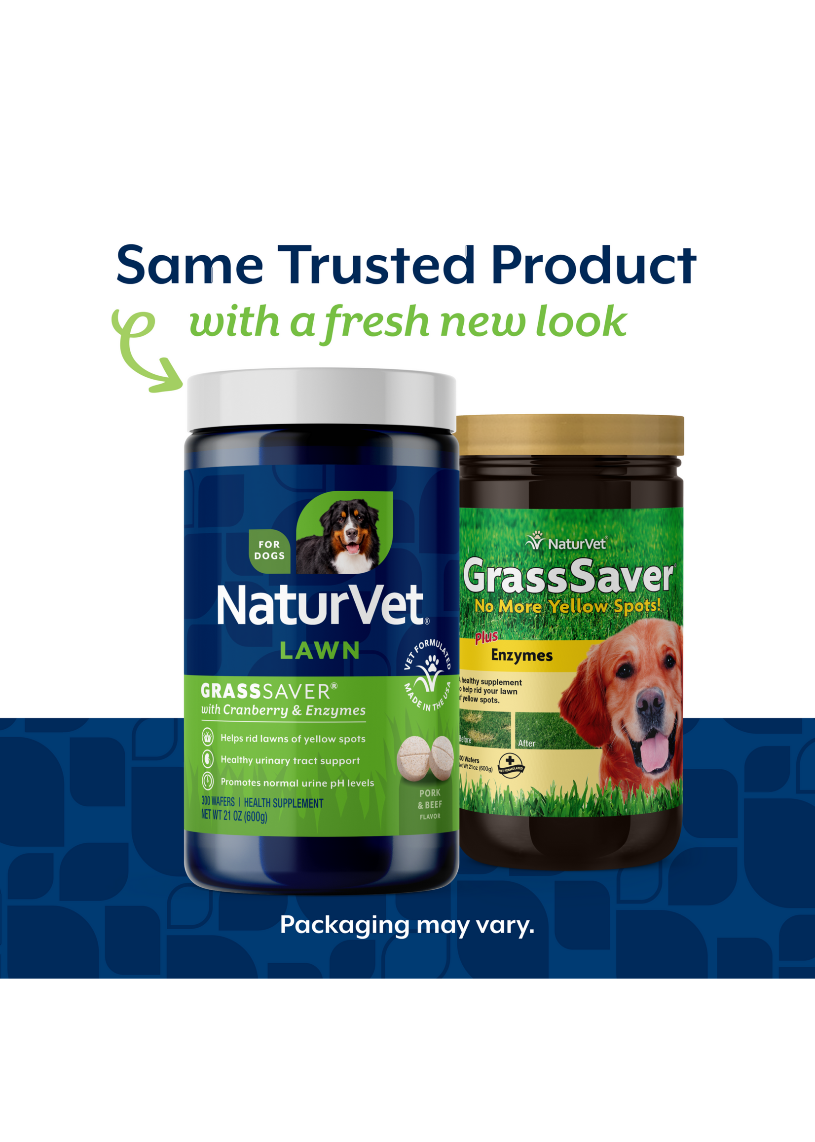 NaturVet Grass Saver Chew Wafers 300ct