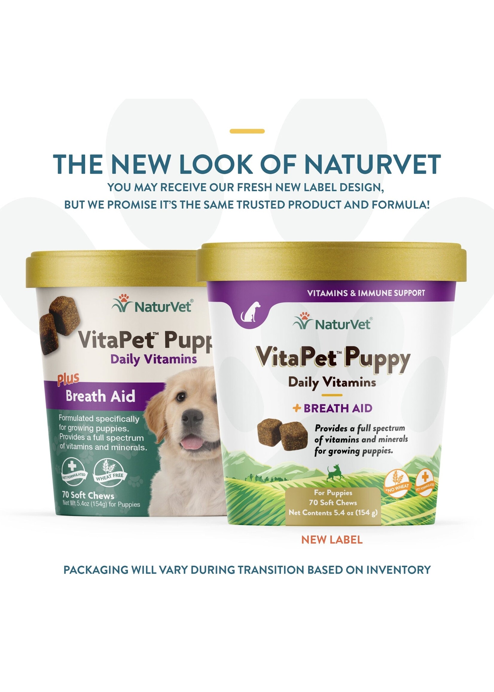 NaturVet Vita Puppy/ Breath Aid 70ct