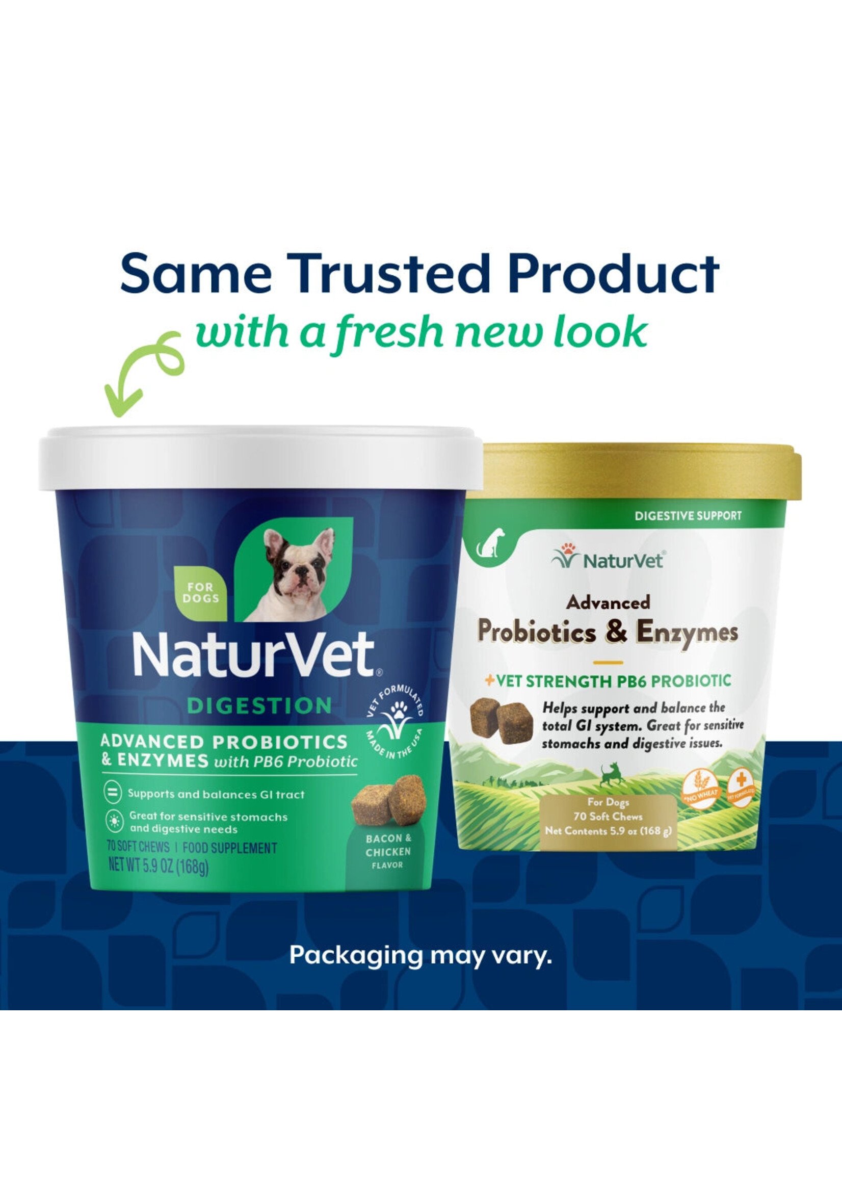 NaturVet Advanced Probiotics Enzymes 70ct