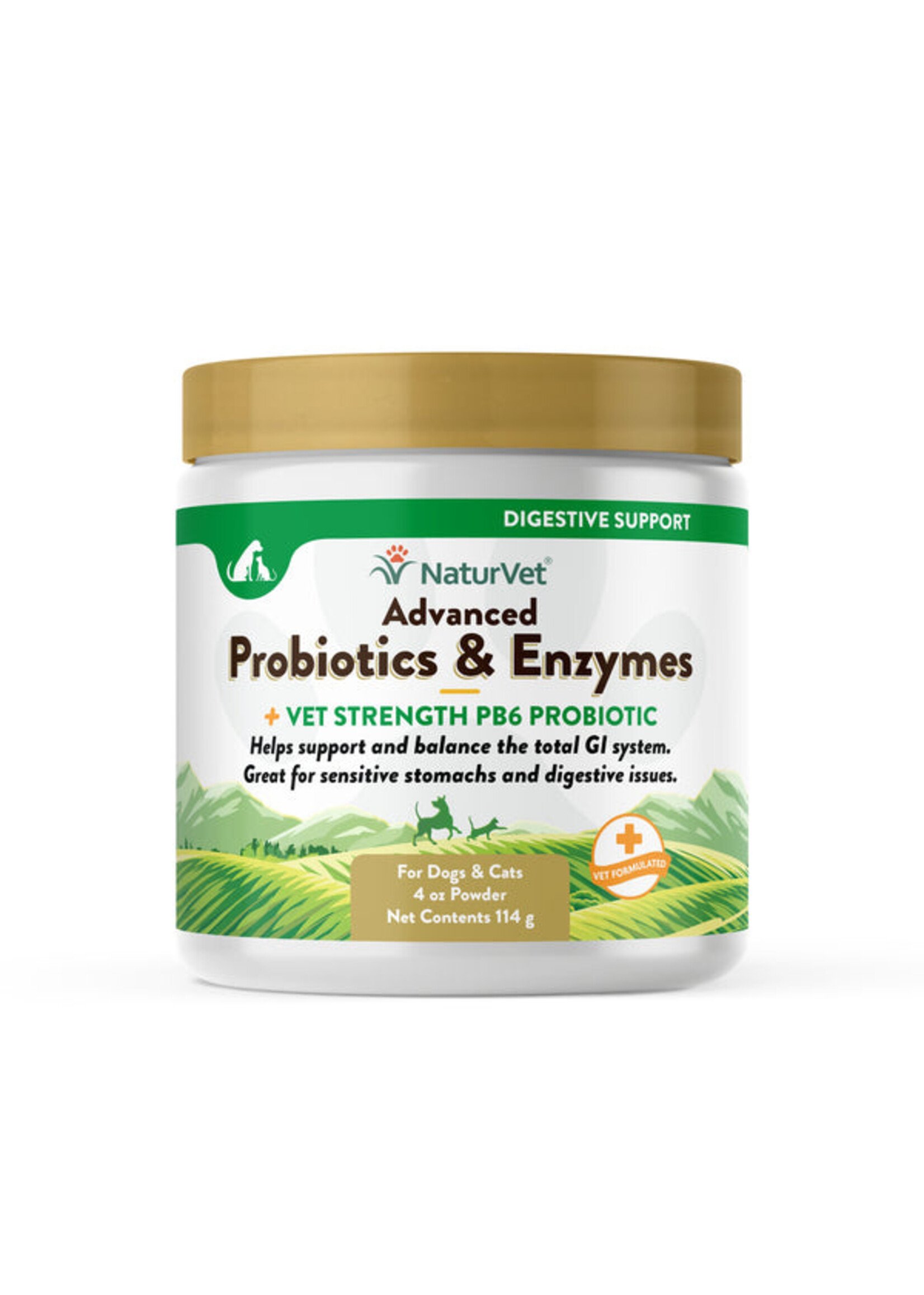 NaturVet Enzymes and Probiotics 4oz