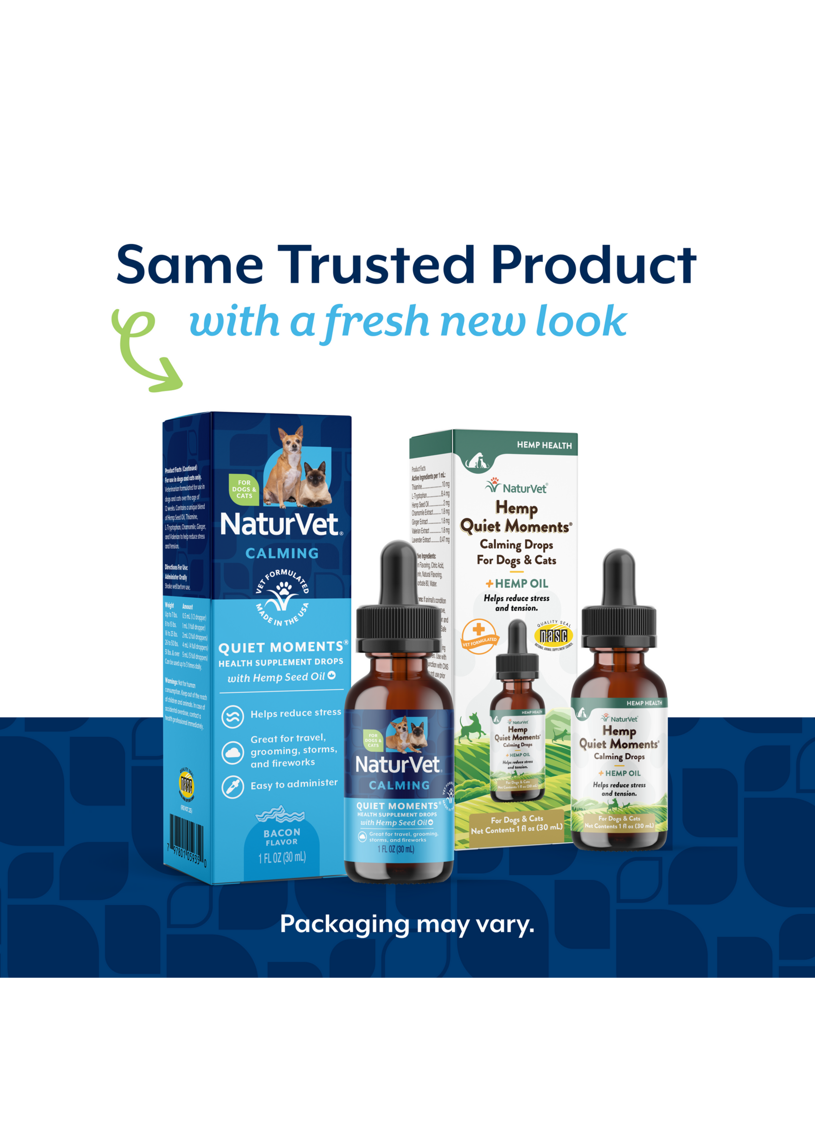 NaturVet Quiet Moments Hemp Drop 1oz