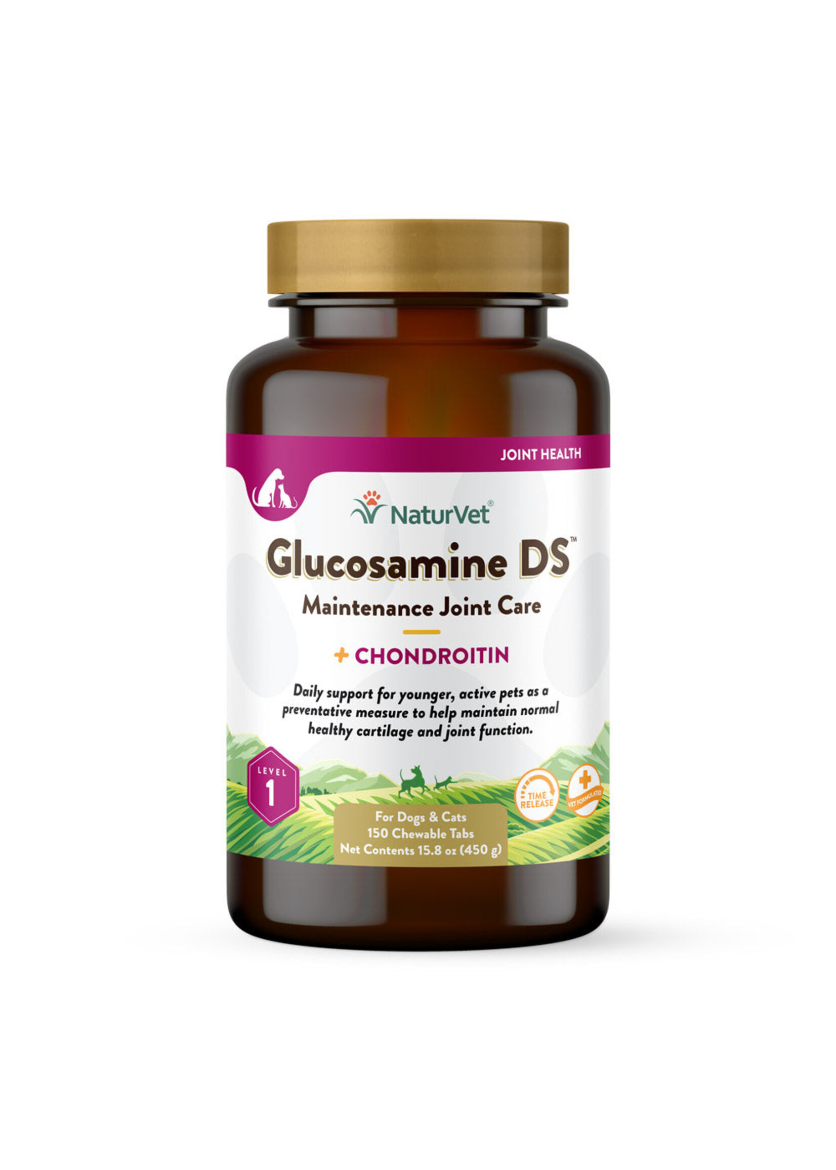 NaturVet Glucosamine Level 1, 150ct