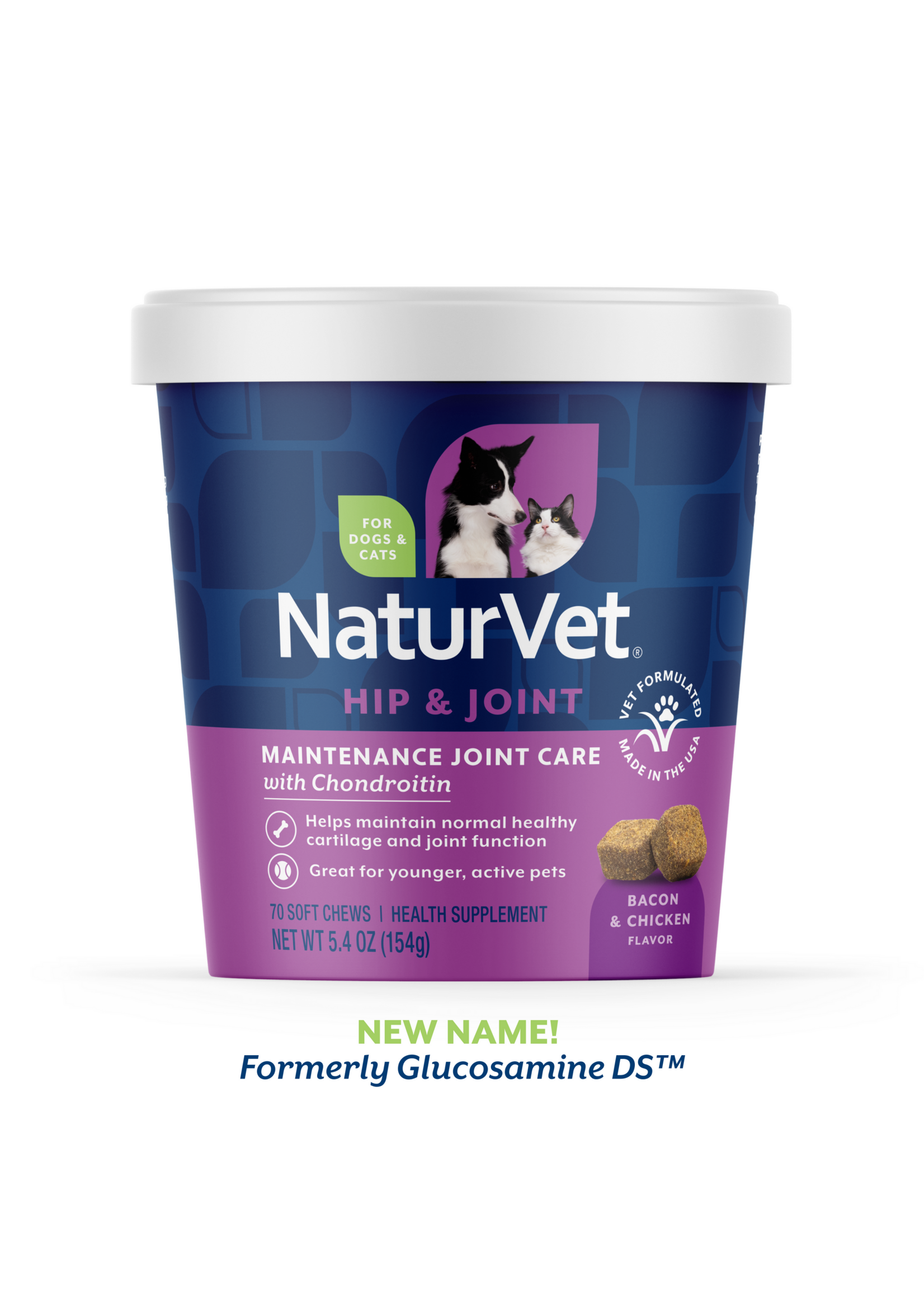 NaturVet Glucosamine Level 1, 70ct