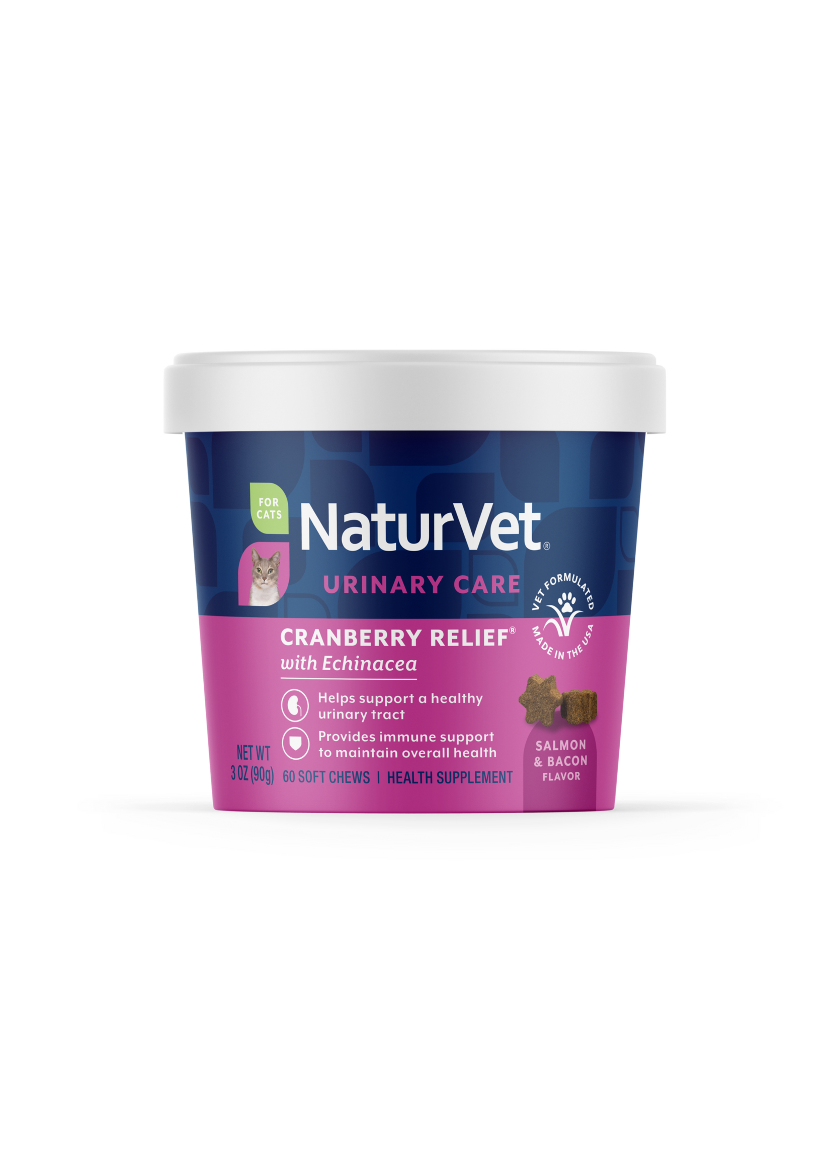 NaturVet Cranberry Relief Chew 60ct CAT