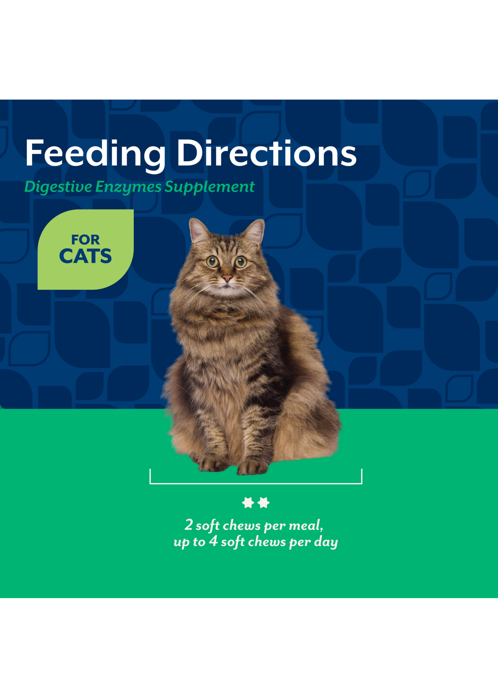 NaturVet Digestive Enzyme Chew 60ct CAT