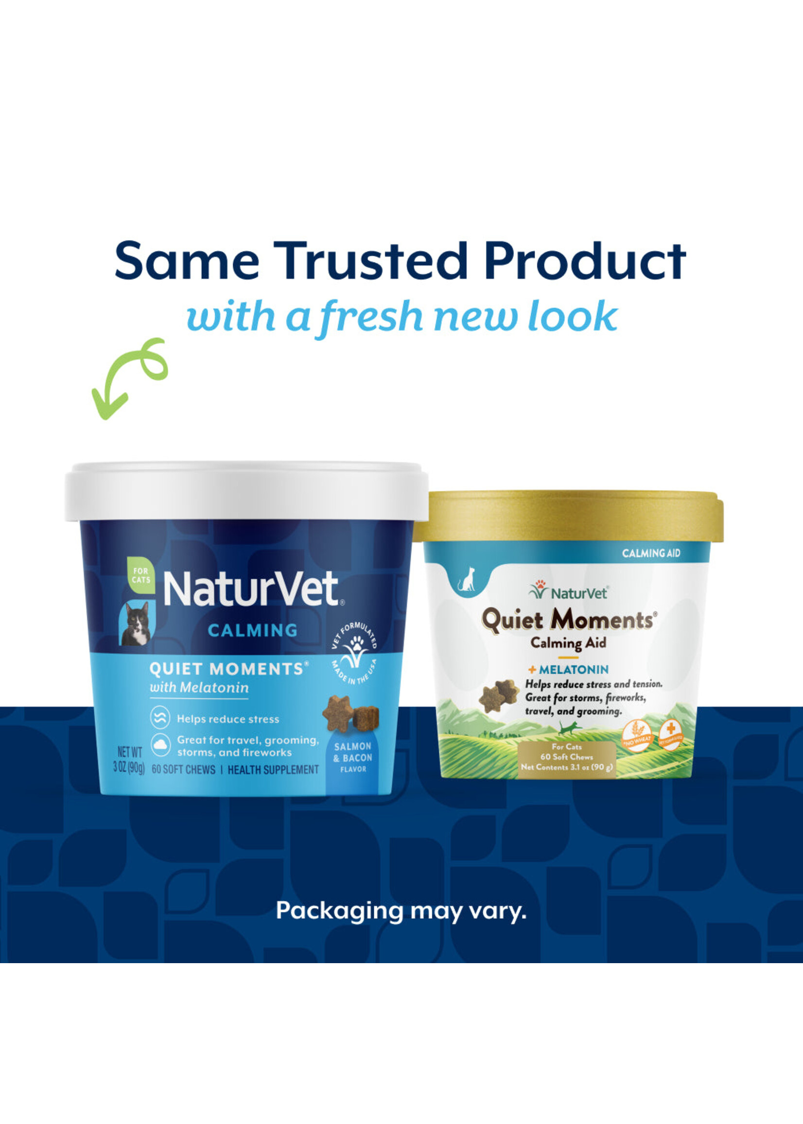NaturVet Quiet Moments Melatonin 60ct CAT