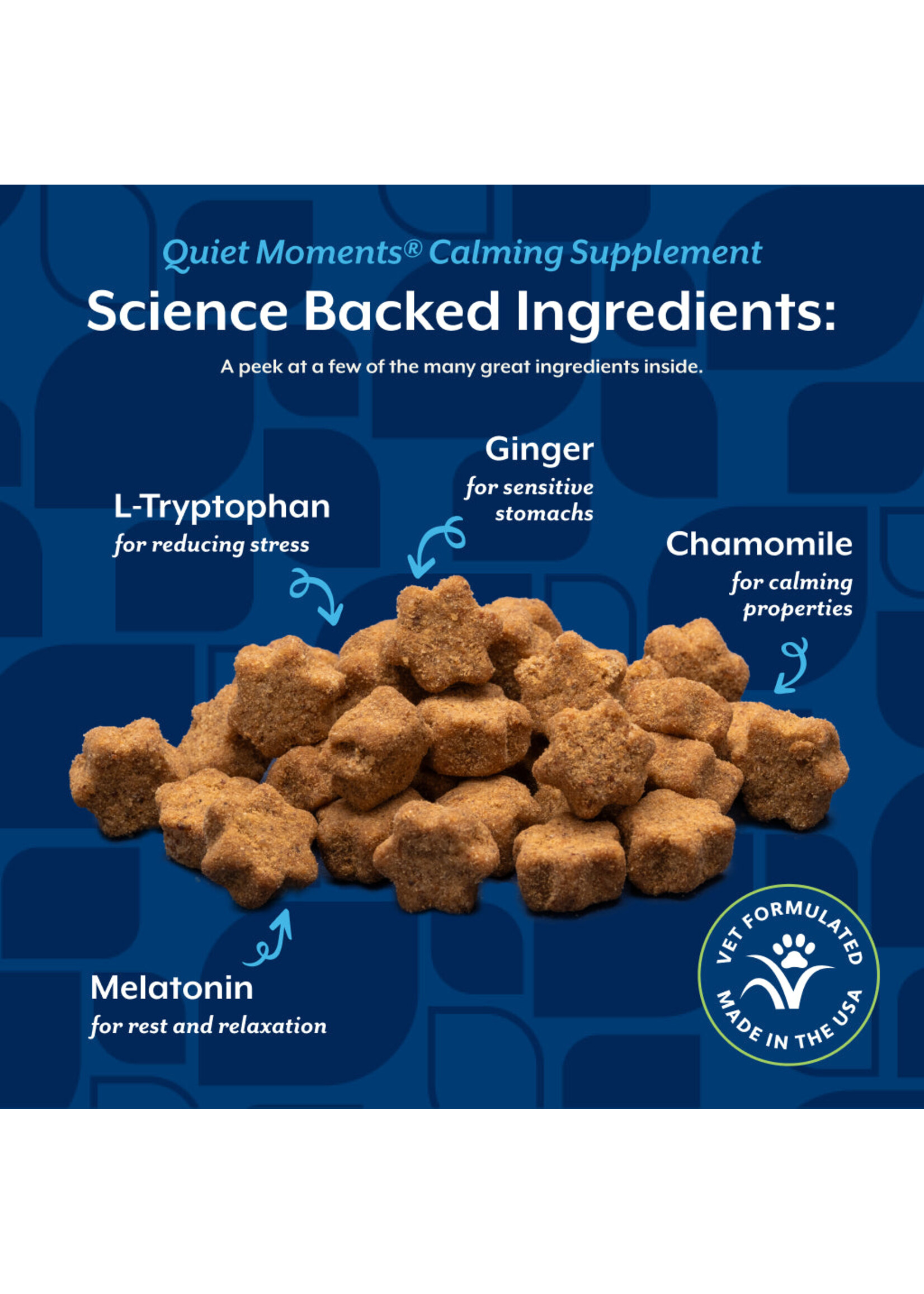 NaturVet Quiet Moments Melatonin 60ct CAT