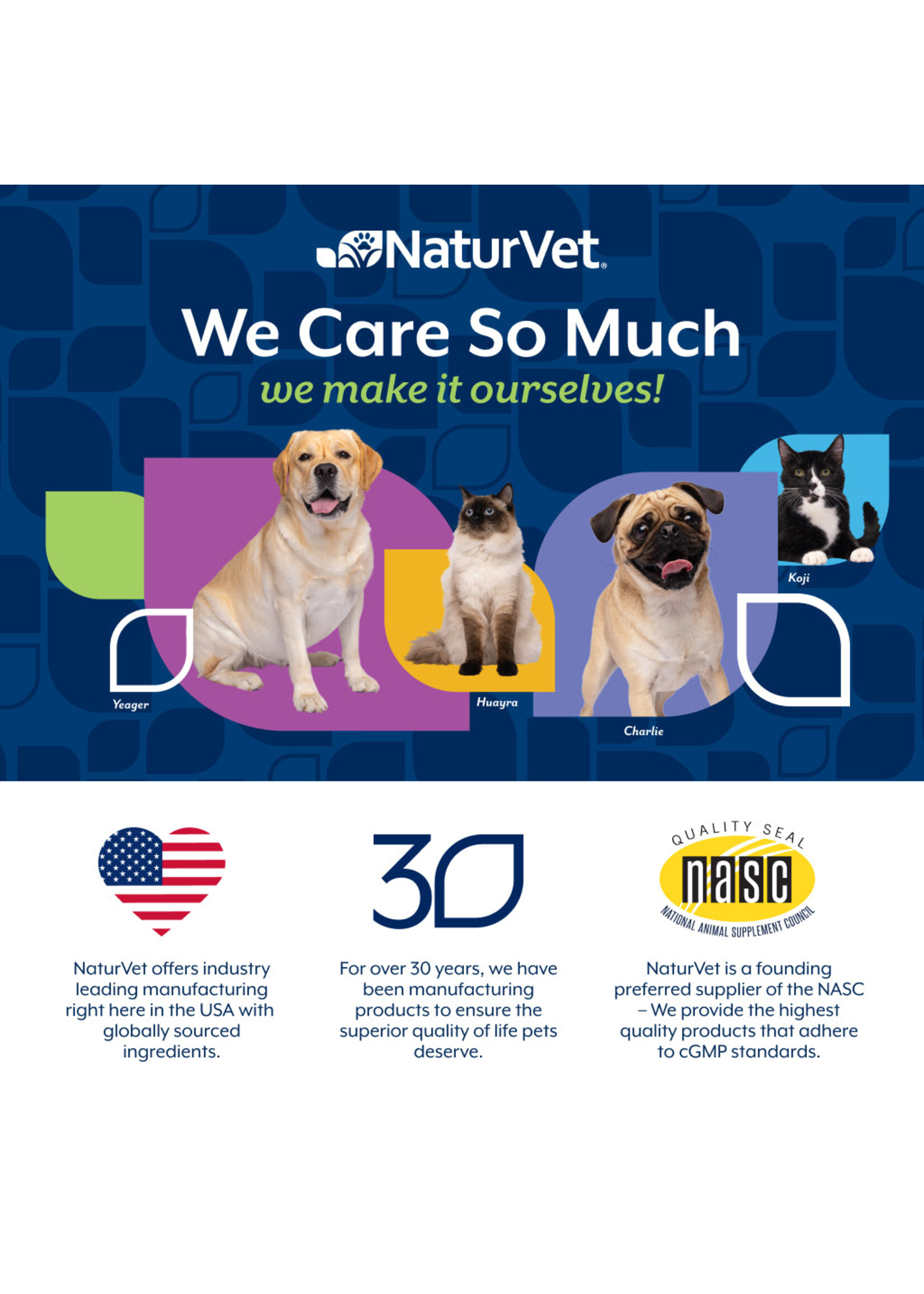 NaturVet Quiet Moments Melatonin 60ct CAT