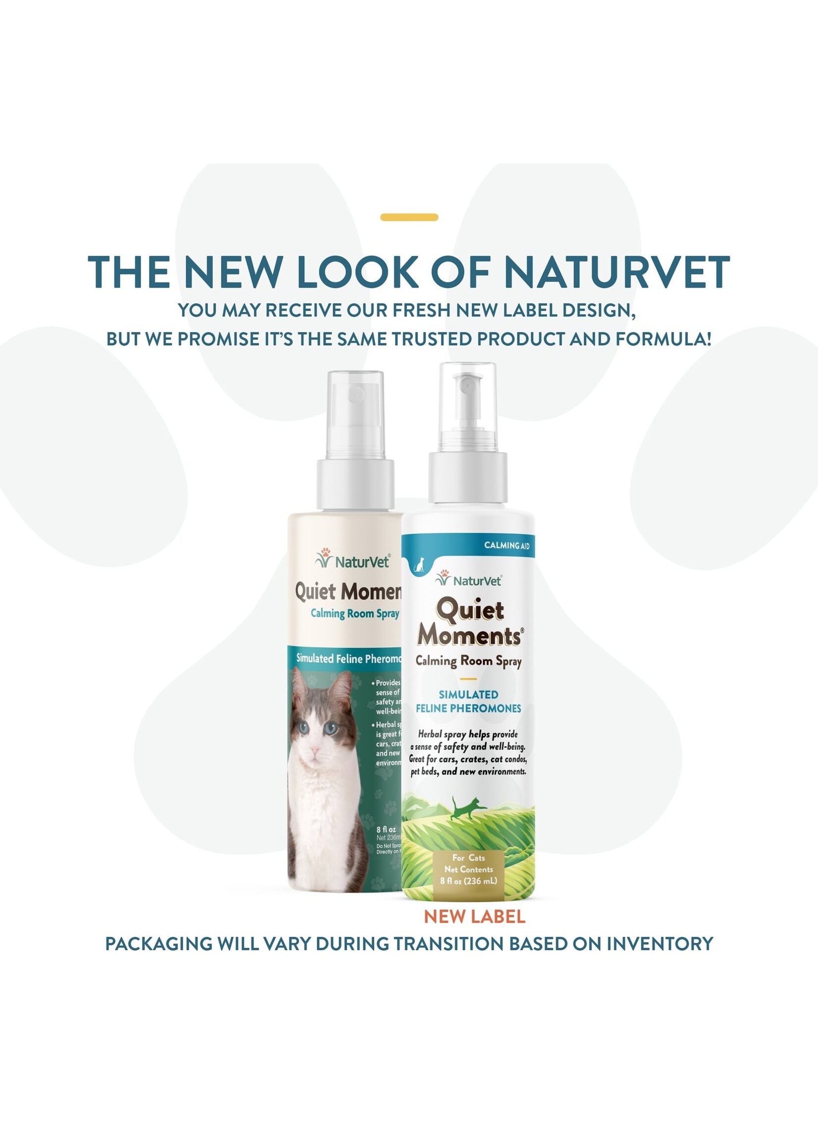 NaturVet Quiet Moments Calm Spray 8oz CAT