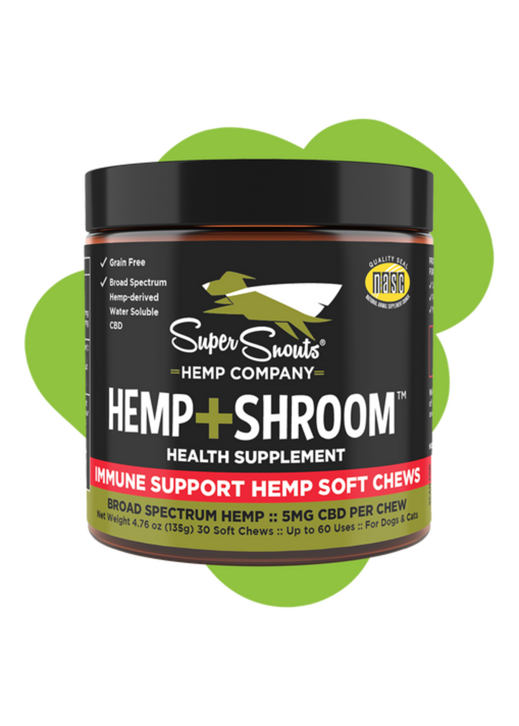 Super Snouts Hemp+Shroom Hemp Chews 30ct