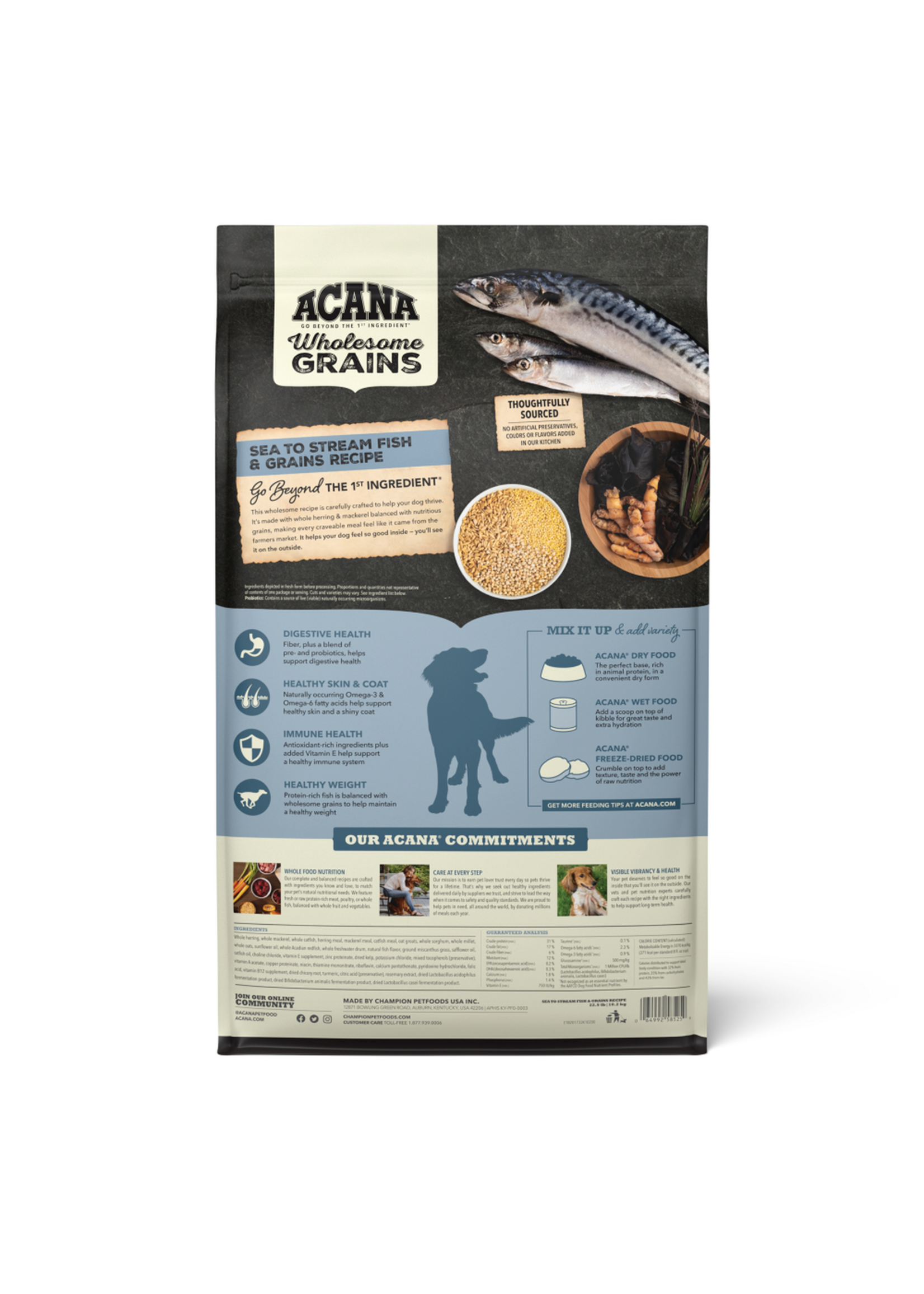 Acana Grains Sea to Stream Fish Dog