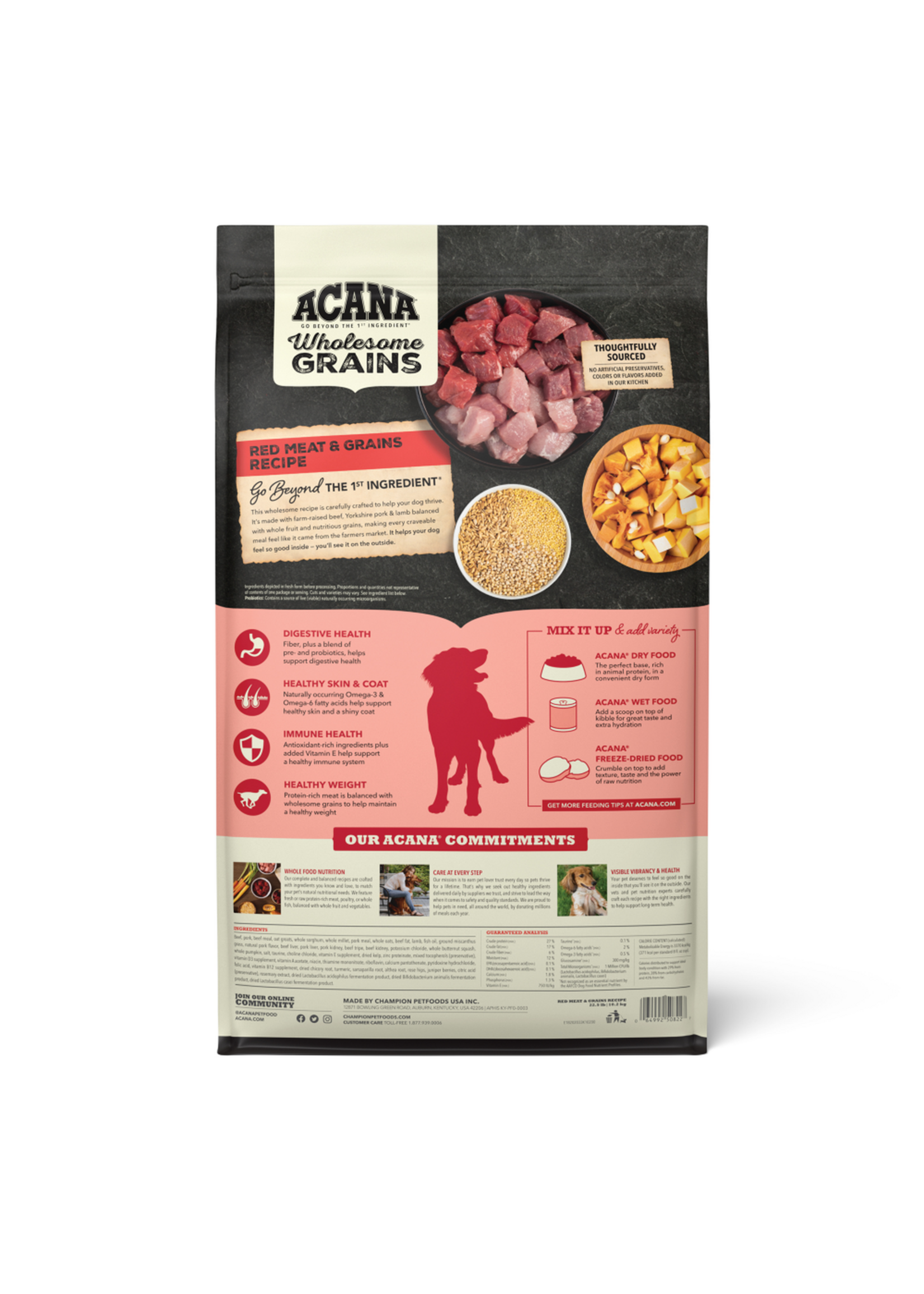 Acana Grains Red Meat Recipe Dog
