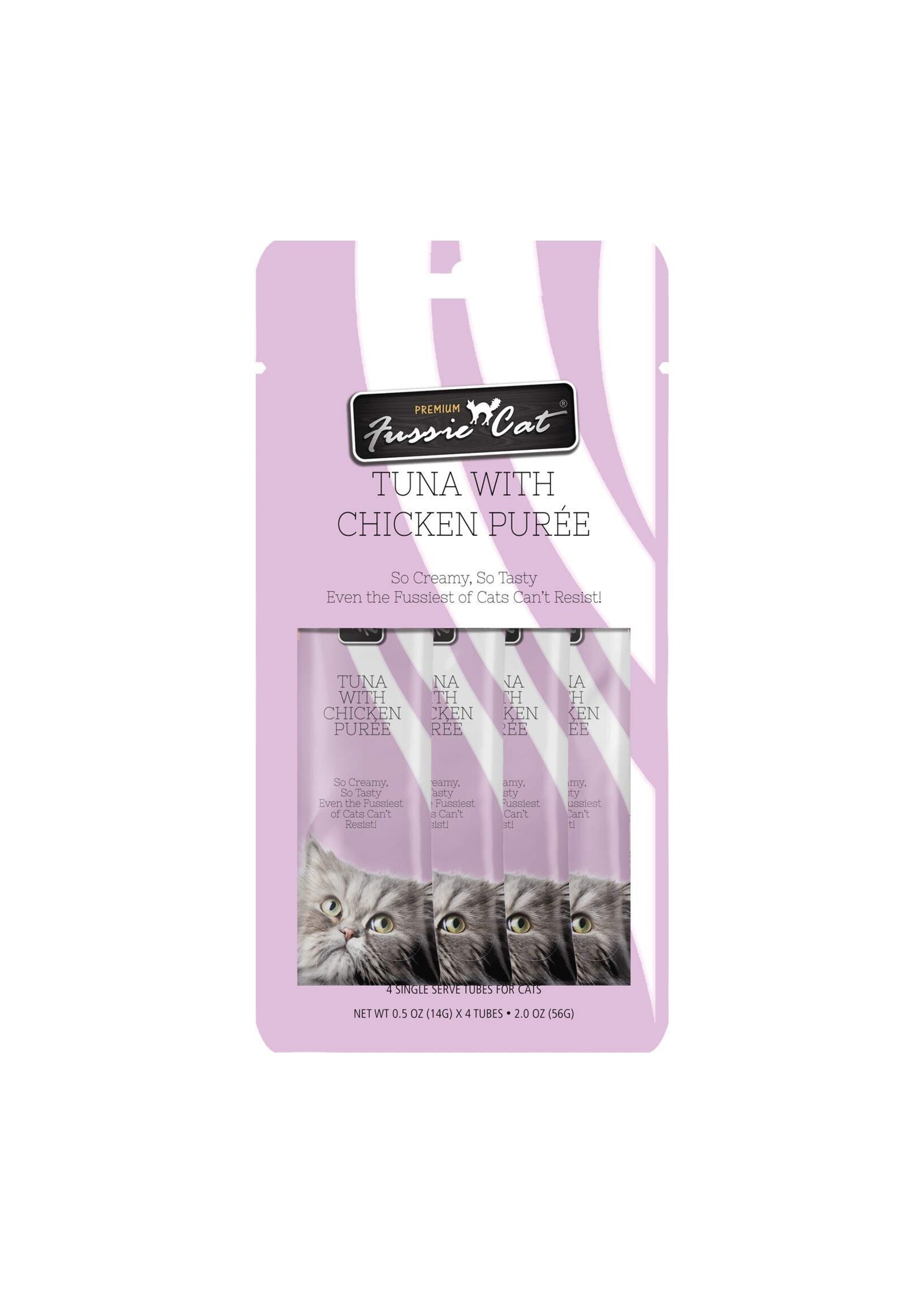 Fussie Cat Puree Treat  4 pak