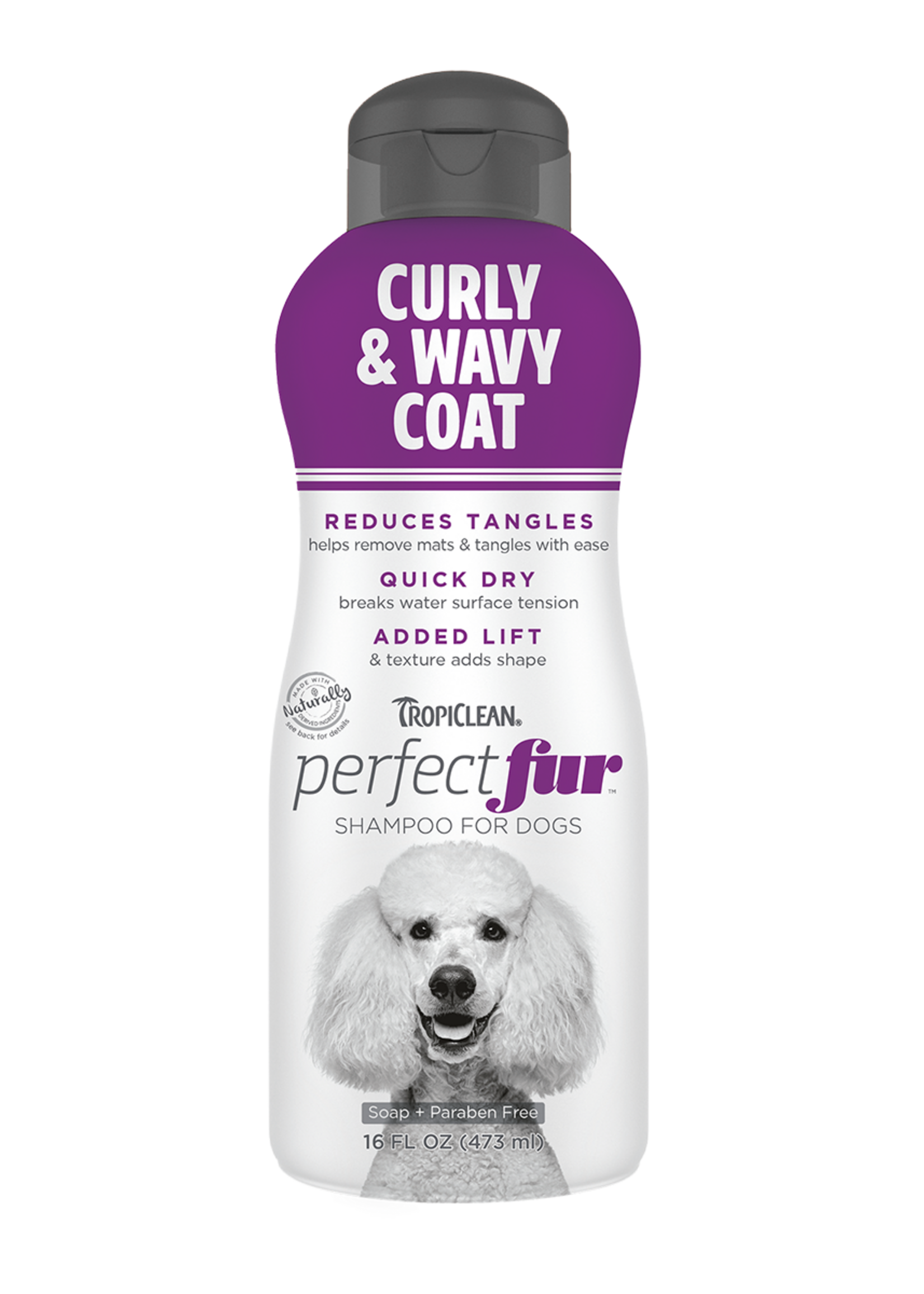 Tropiclean Shampoo Curly & Wavy Coat 16 oz