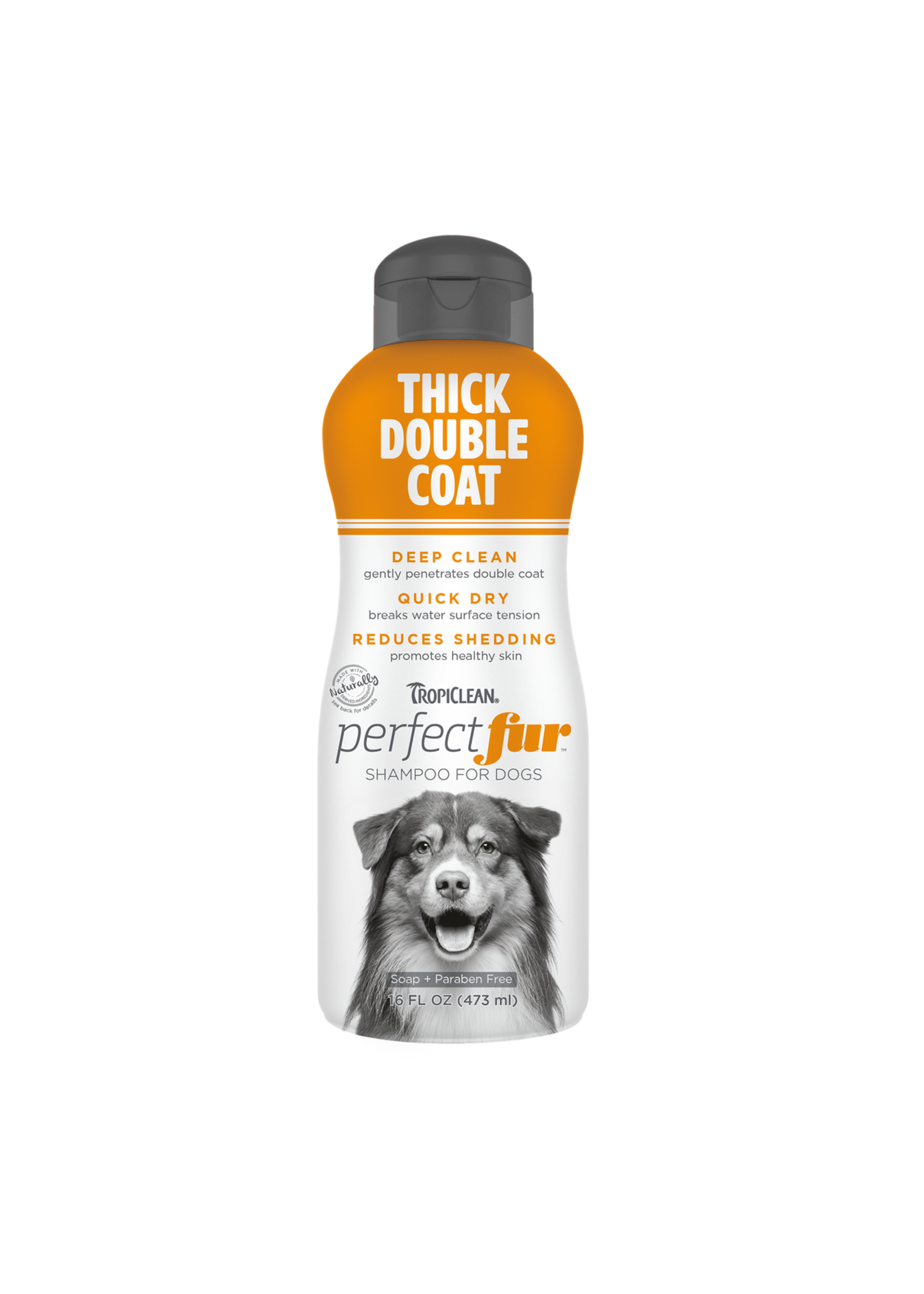 Tropiclean Shampoo Thick Double Coat 16 oz