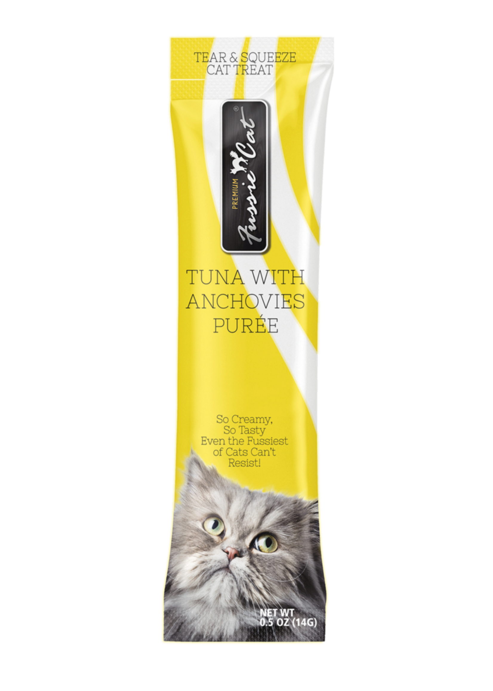 Fussie Cat Canned Tuna w Anchovies 5.5 oz