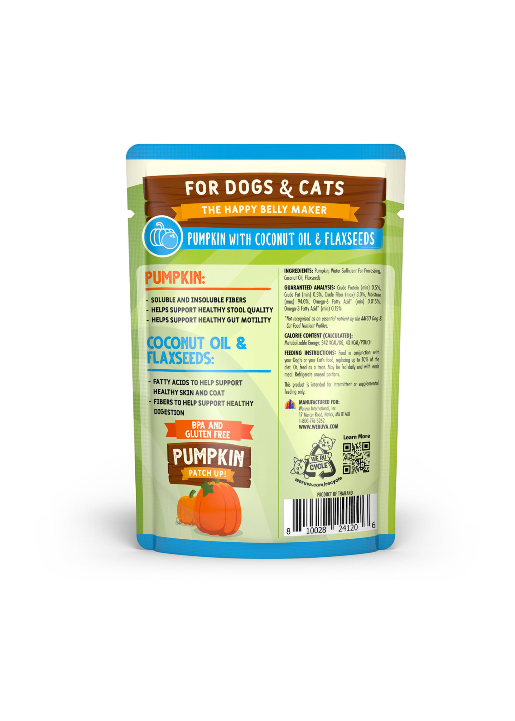 Weruva Pumpkin Patch Up 2.8 oz (Coconut Oil/Flaxseed)